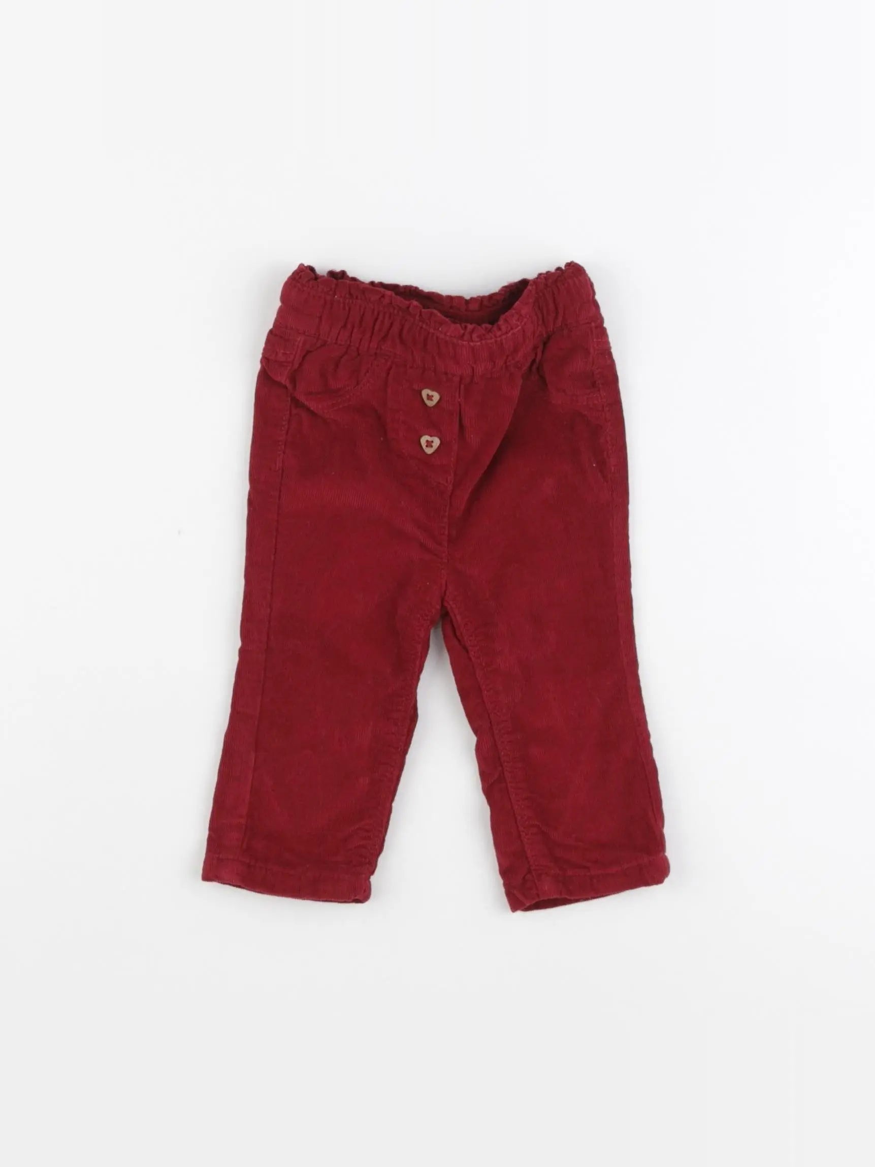 Tape à l'oeil - pantalon rouge - 3 mois