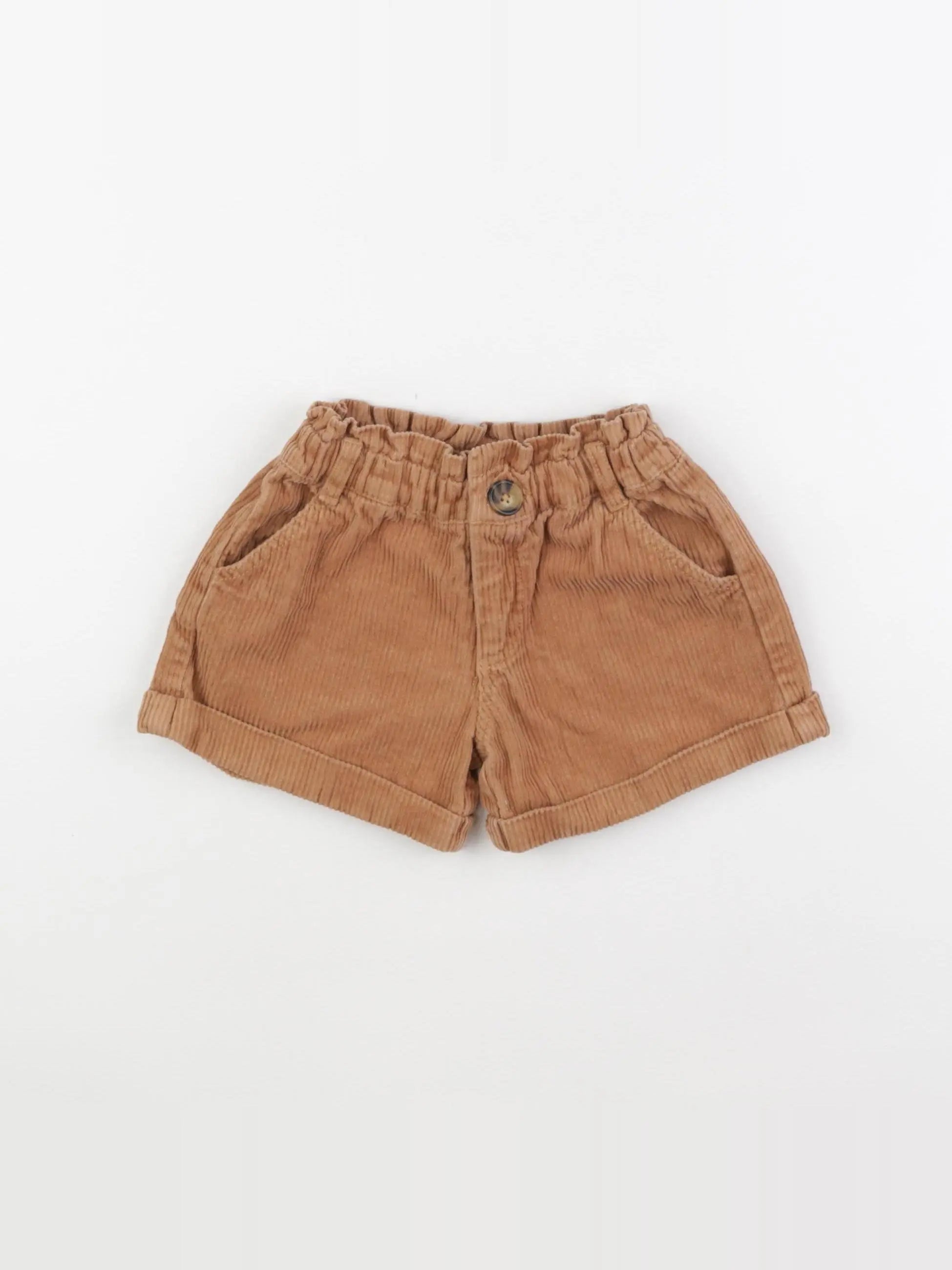 Vertbaudet - short marron - 2 ans