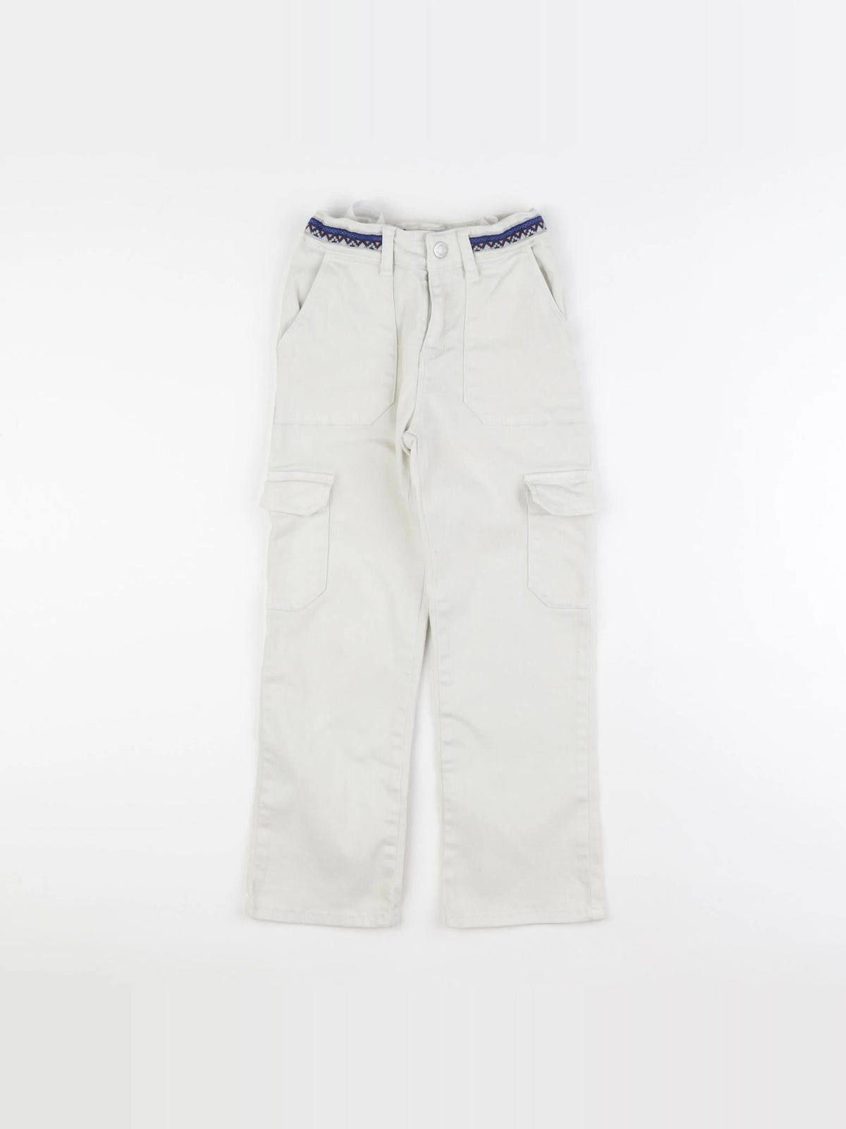 IKKS - jean beige - 7 ans