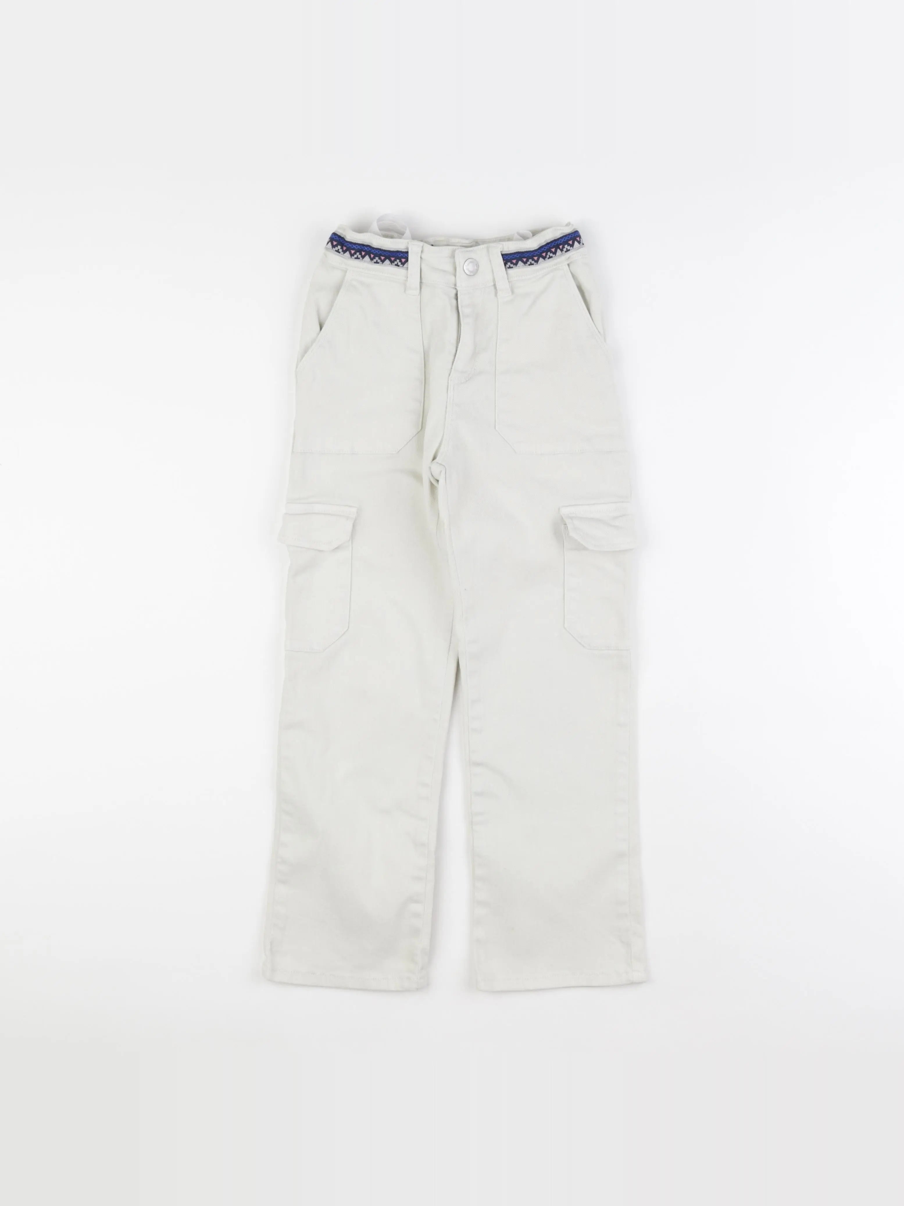 IKKS - jean beige - 7 ans