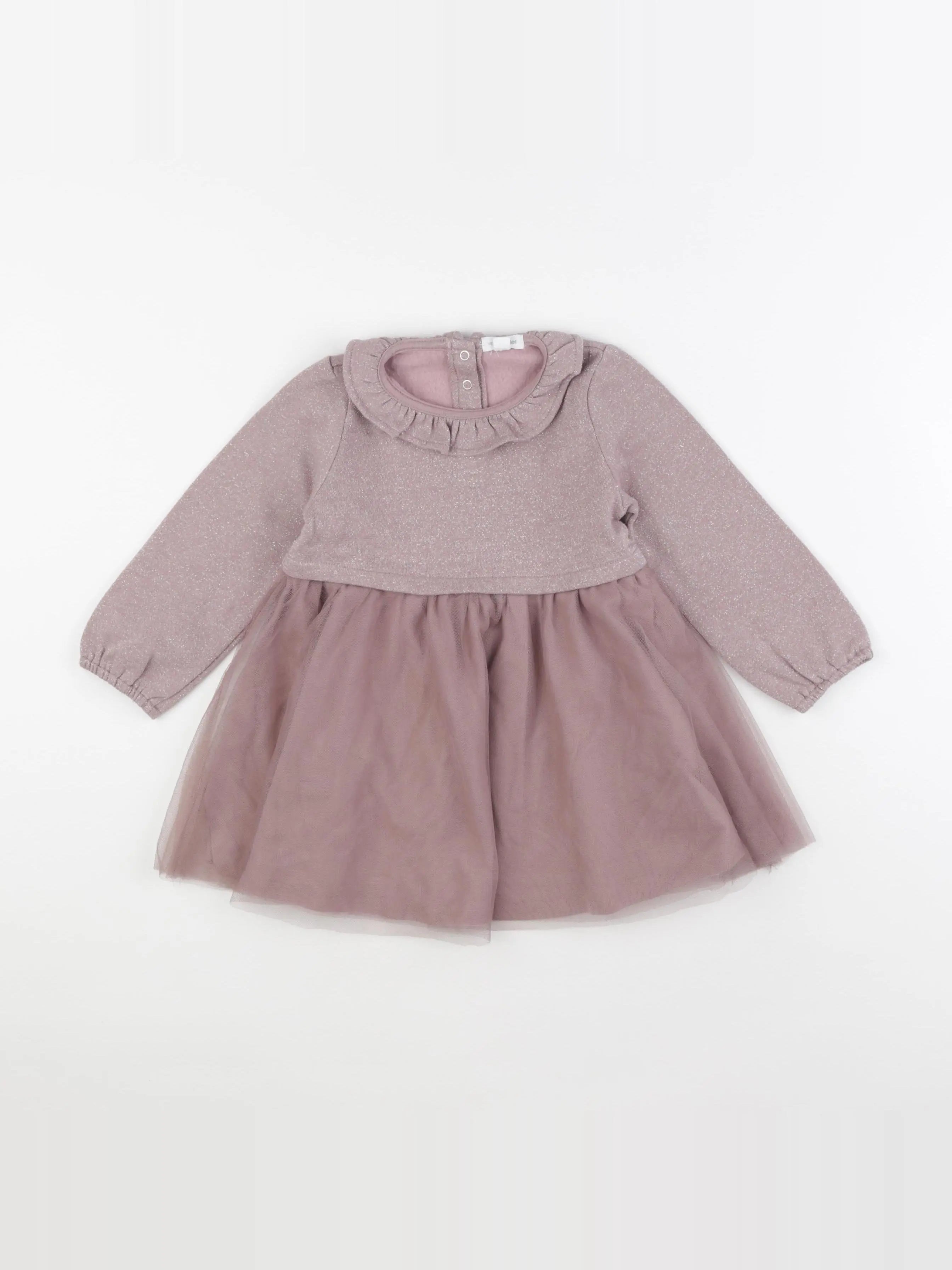 Vertbaudet - robe violet - 36 mois