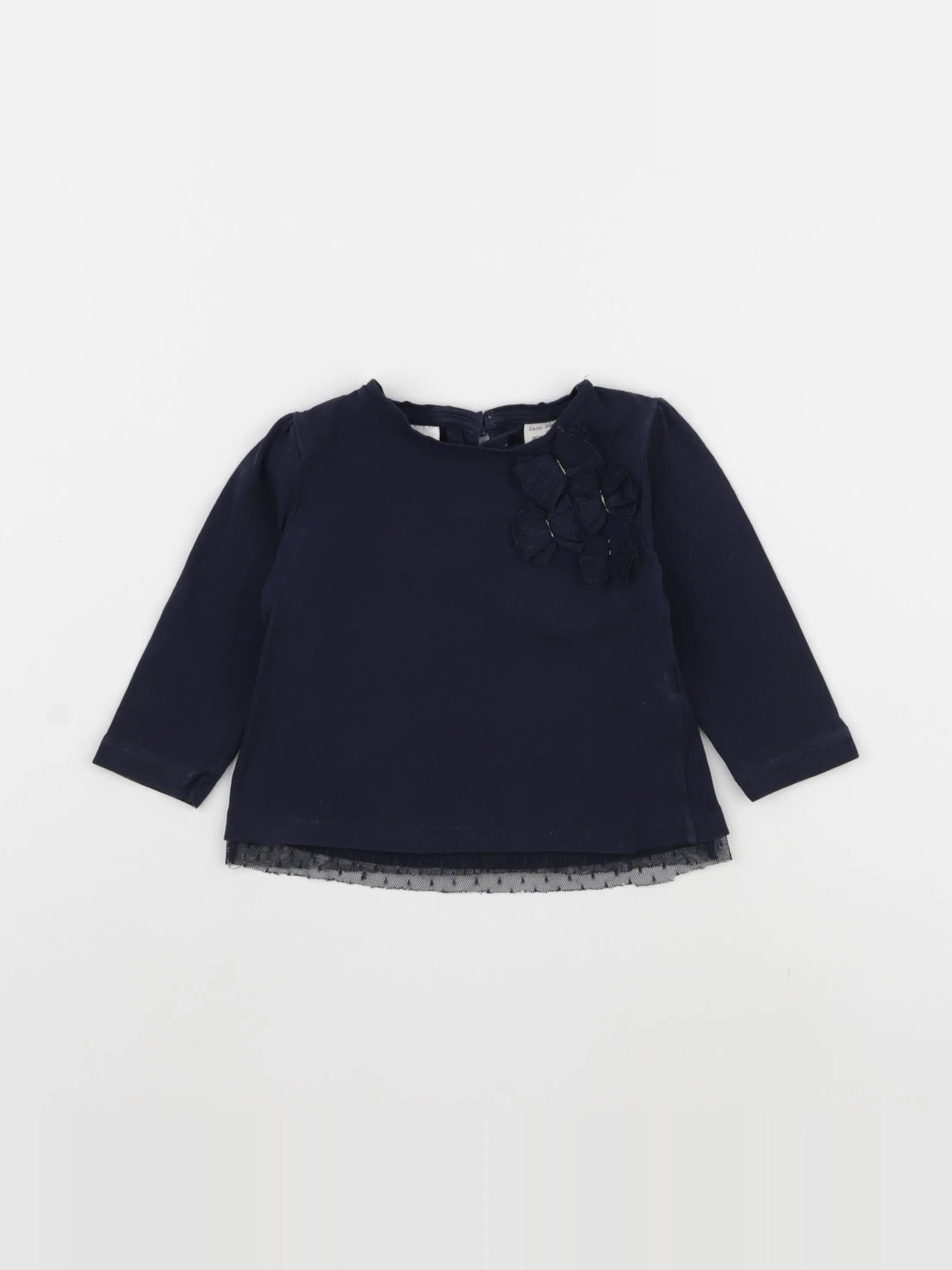 Zara - tee-shirt bleu - 9/12 mois