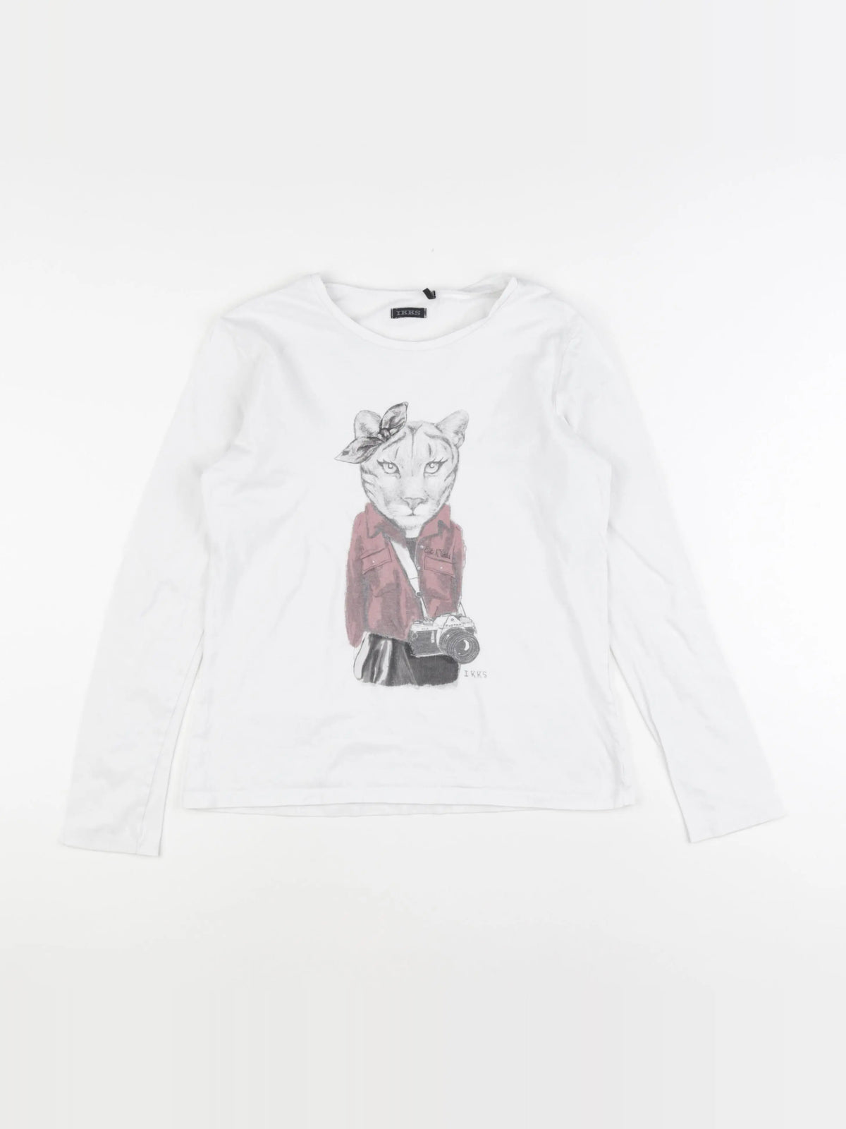 IKKS - tee-shirt blanc - 12 ans