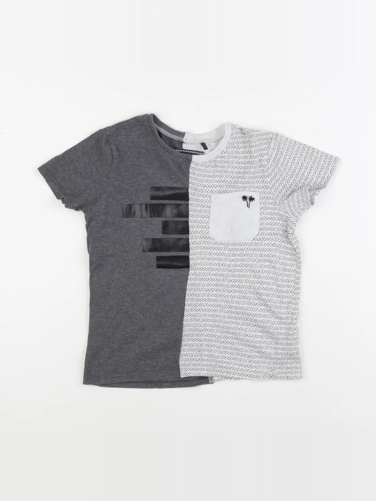 IKKS - tee-shirt gris - 6 ans