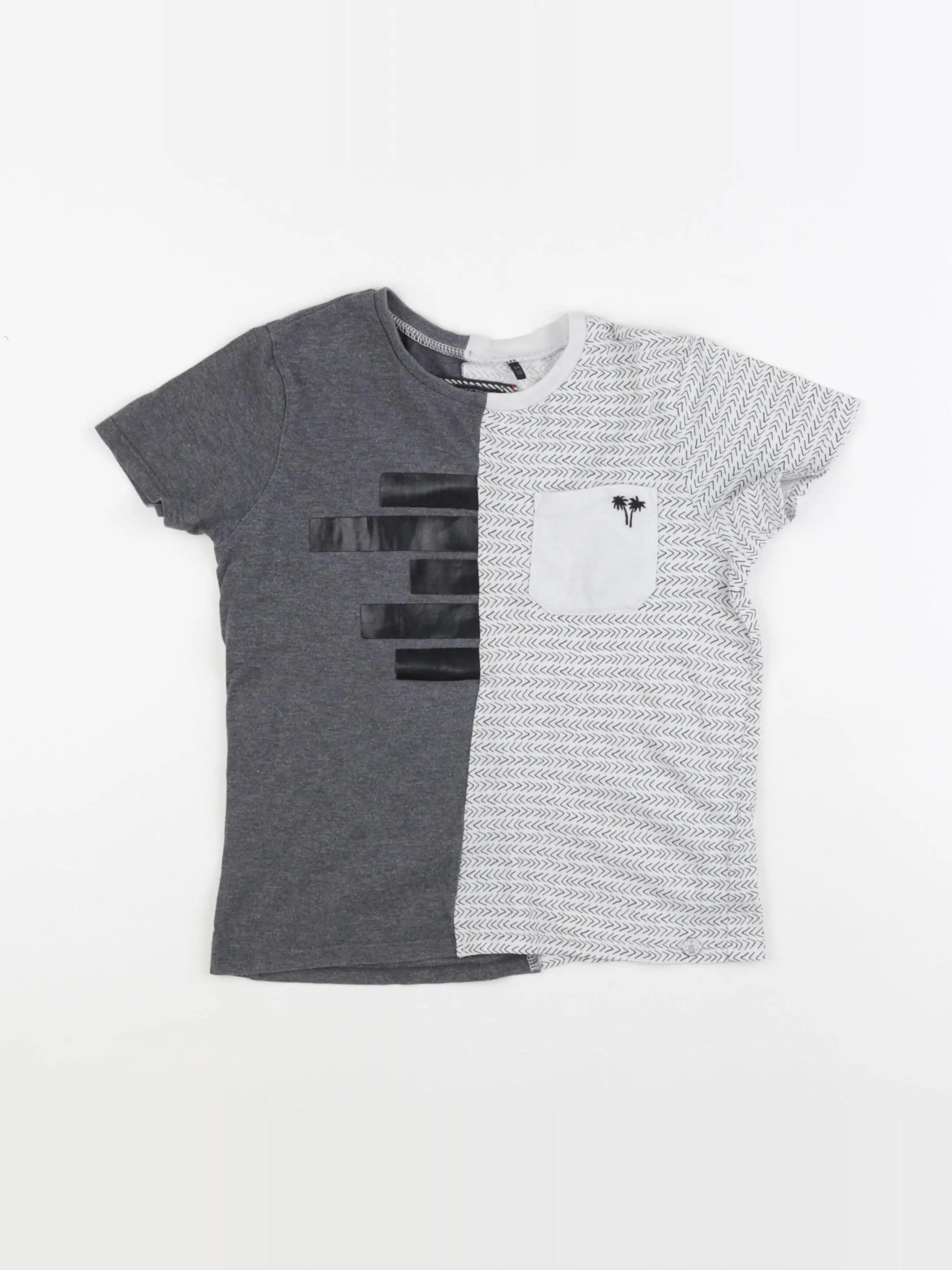 IKKS - tee-shirt gris - 6 ans