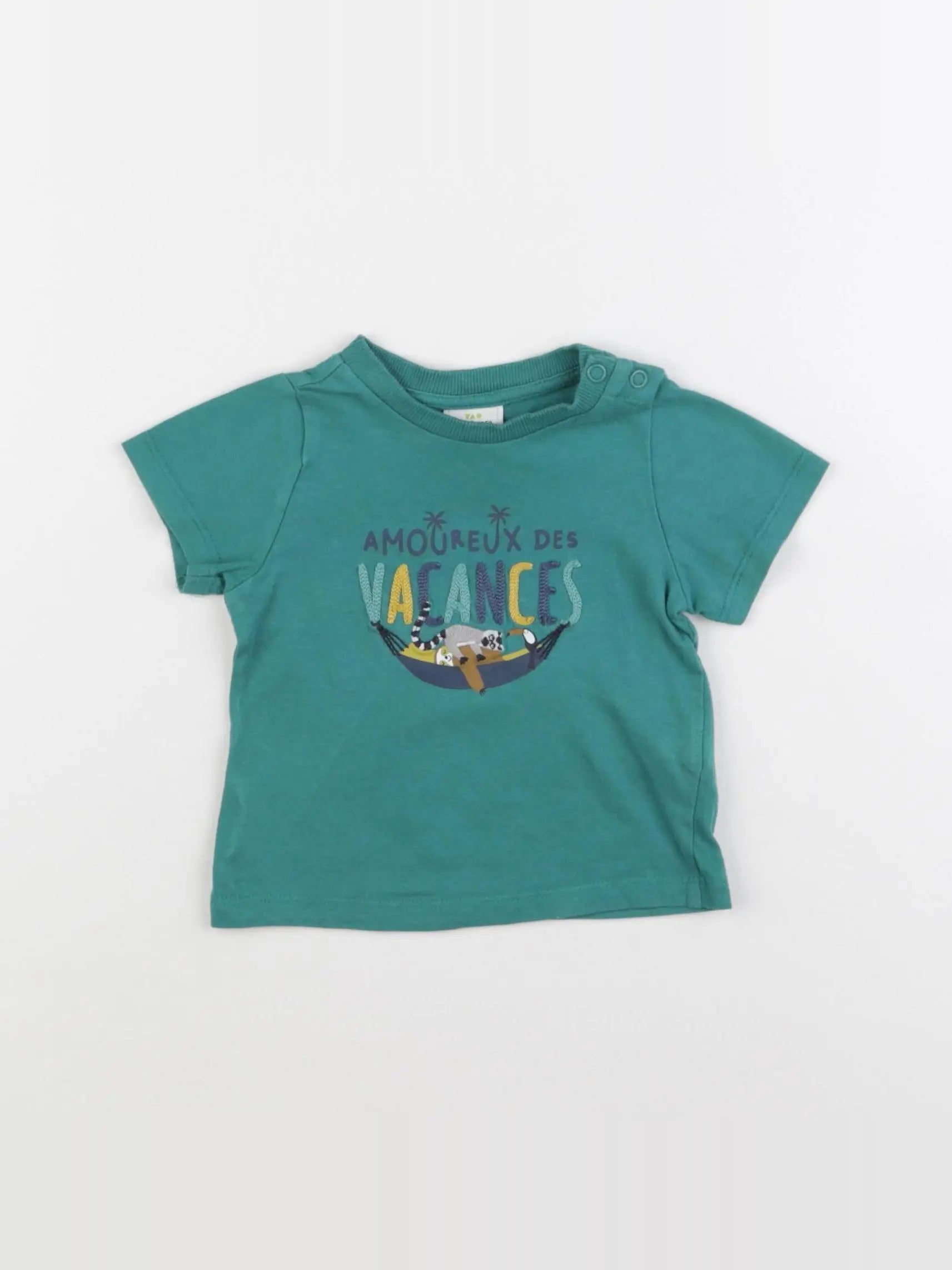 Tape à l'oeil - tee-shirt vert - 6 mois