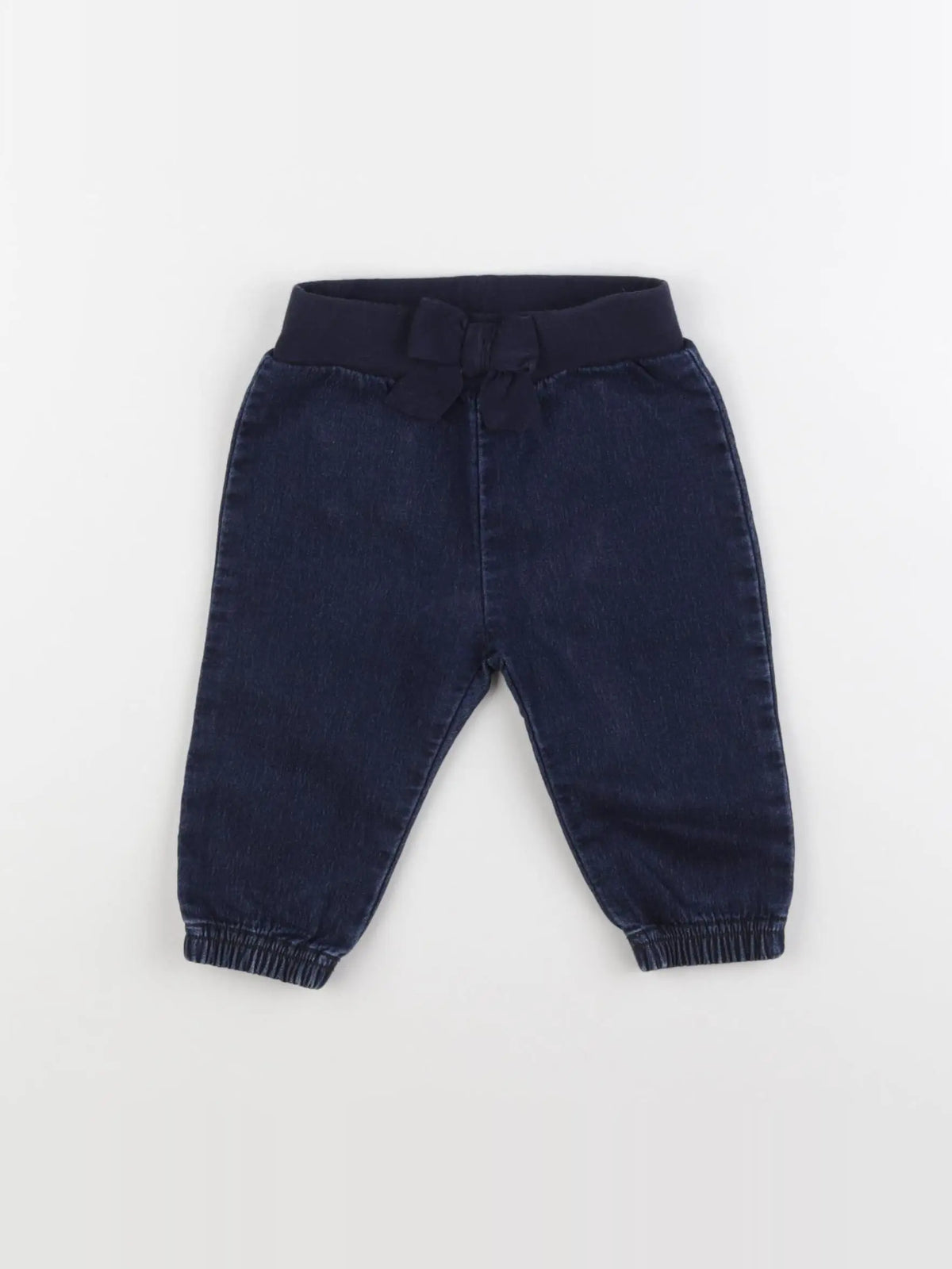 Petit Bateau - jegging bleu - 6 mois