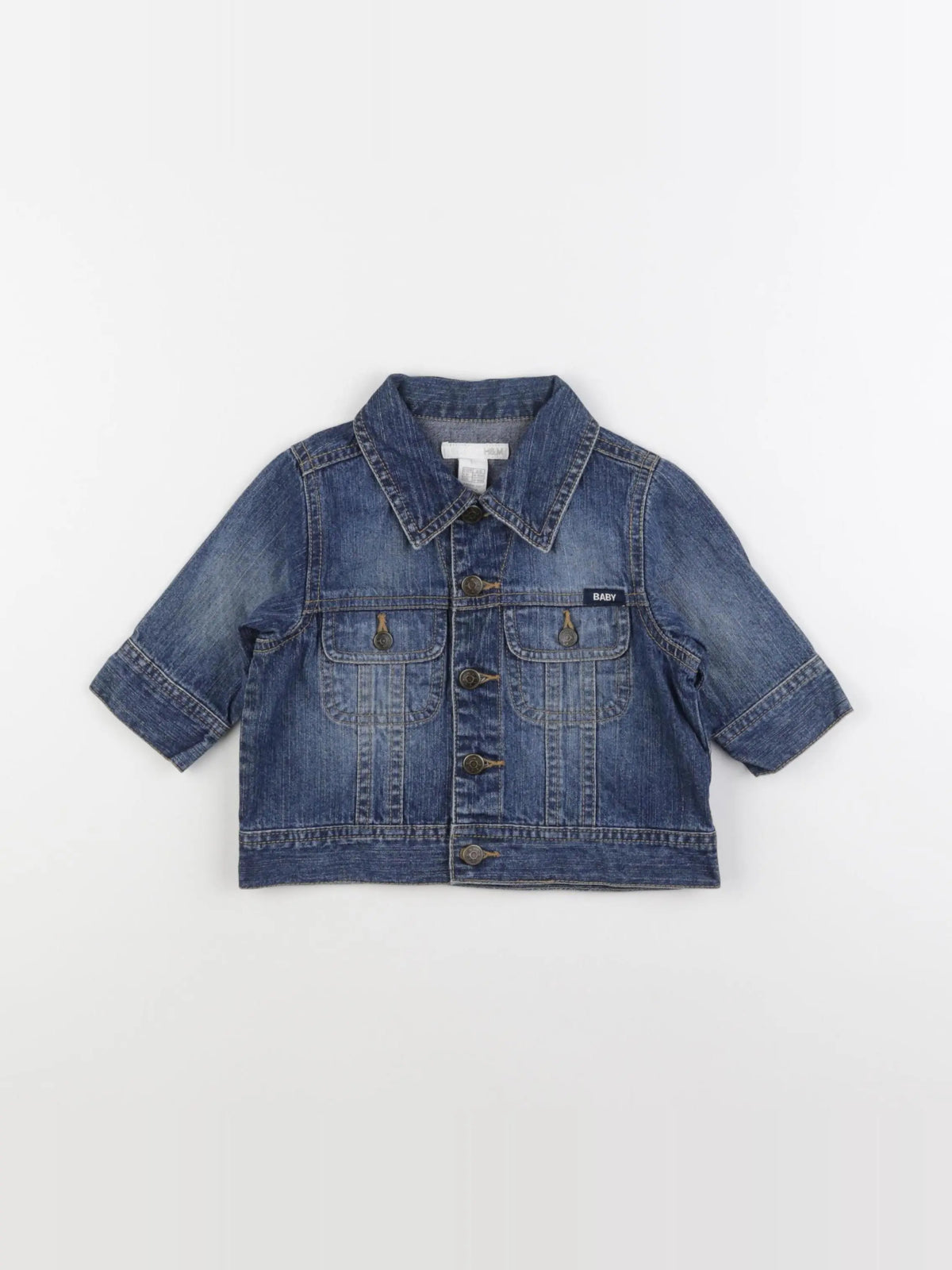 H&M - veste bleu - 3/6 mois
