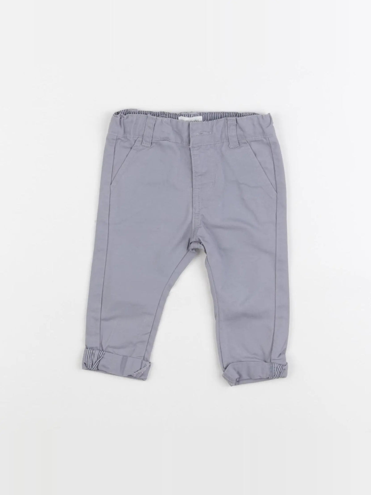 Vertbaudet - pantalon bleu - 3 mois