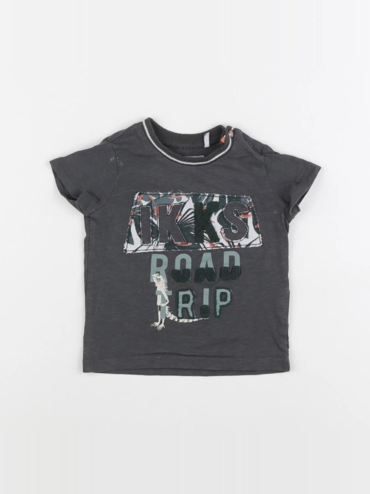 IKKS - tee-shirt gris - 6 mois