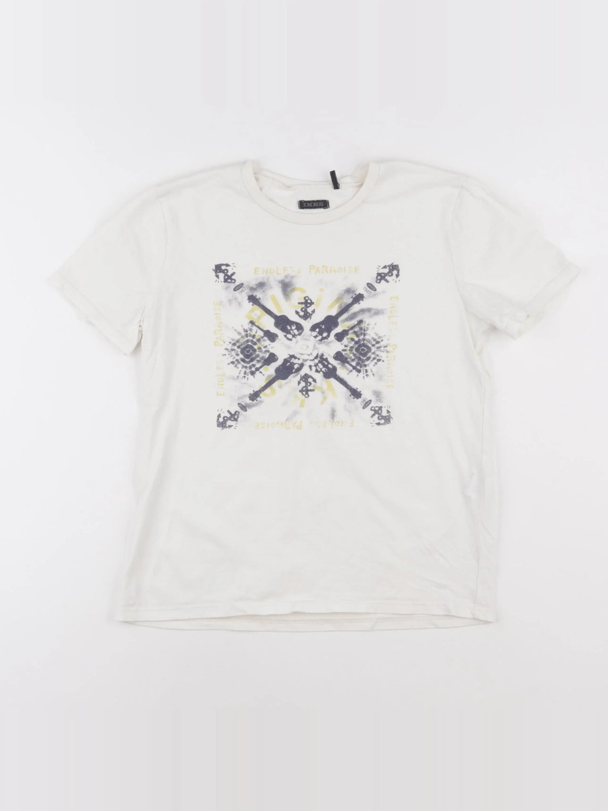 IKKS - tee-shirt blanc - 10 ans