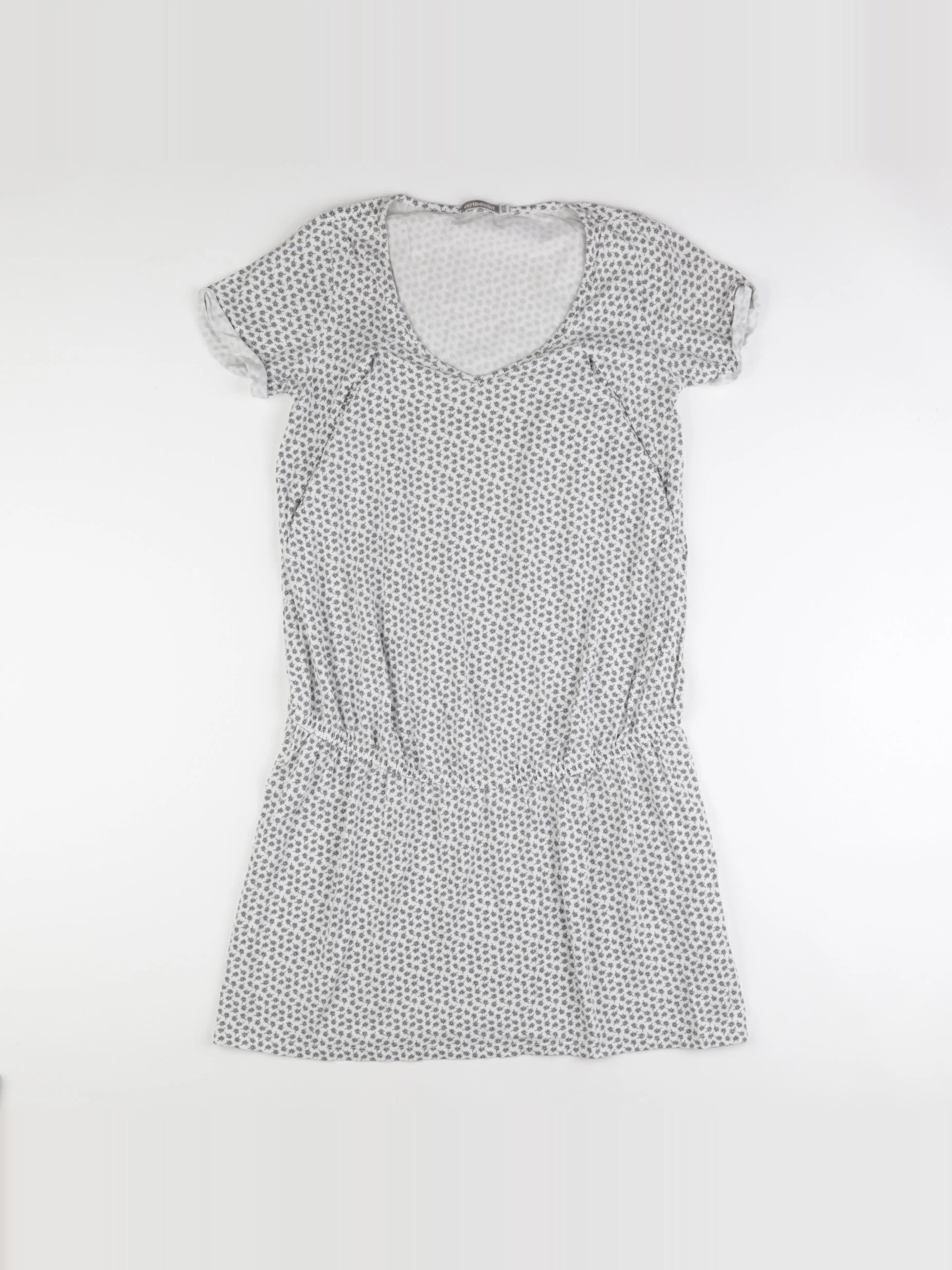 Vertbaudet - robe allaitement blanc, gris - 34 à 36