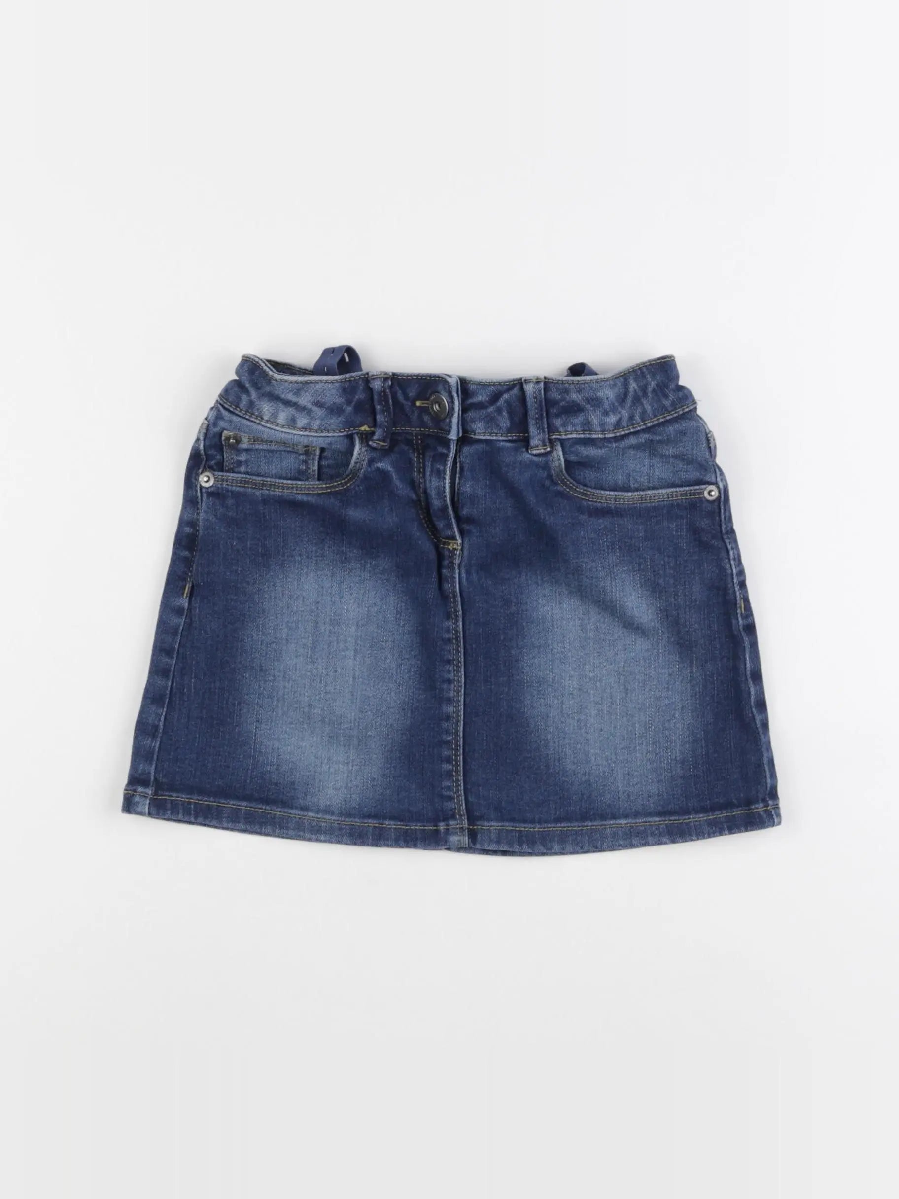 Vertbaudet - jupe bleu - 7 ans