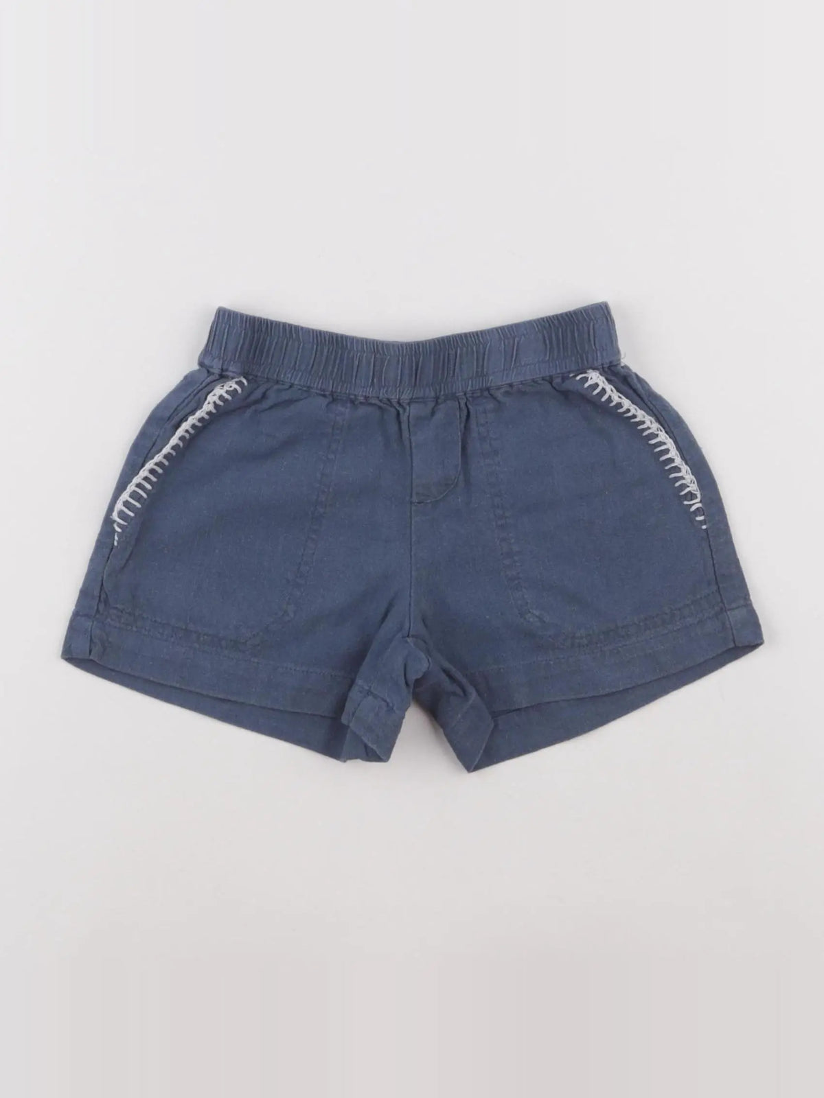 Buissonnière - short bleu - 4/5 ans