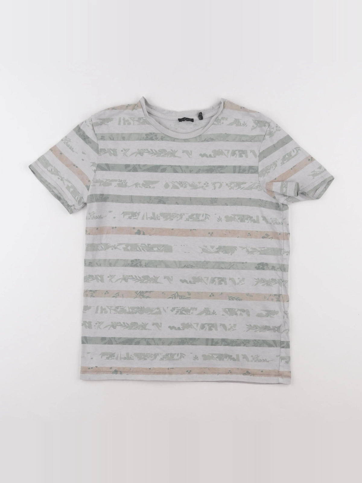 IKKS - tee-shirt beige, vert - 12 ans