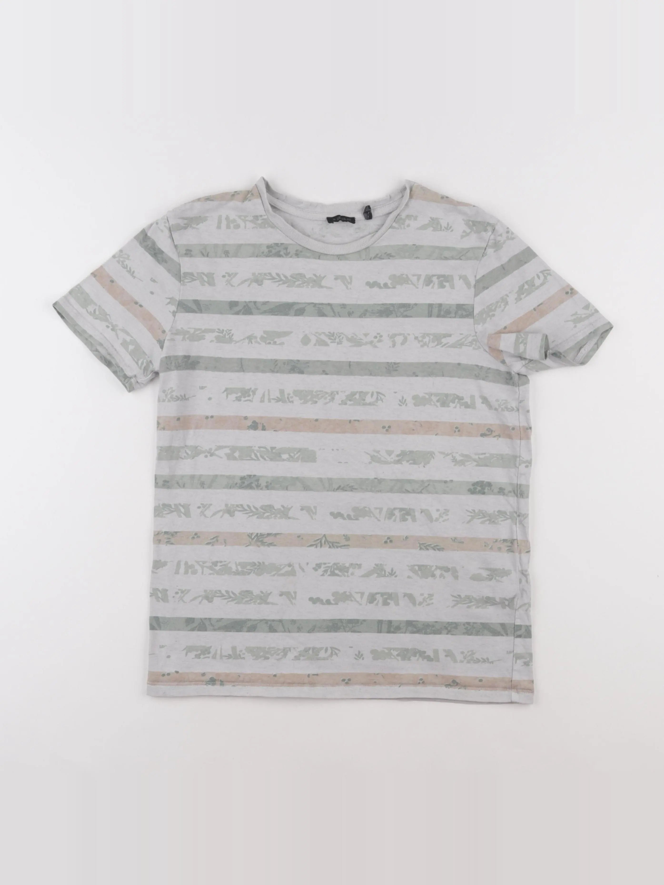 IKKS - tee-shirt beige, vert - 12 ans