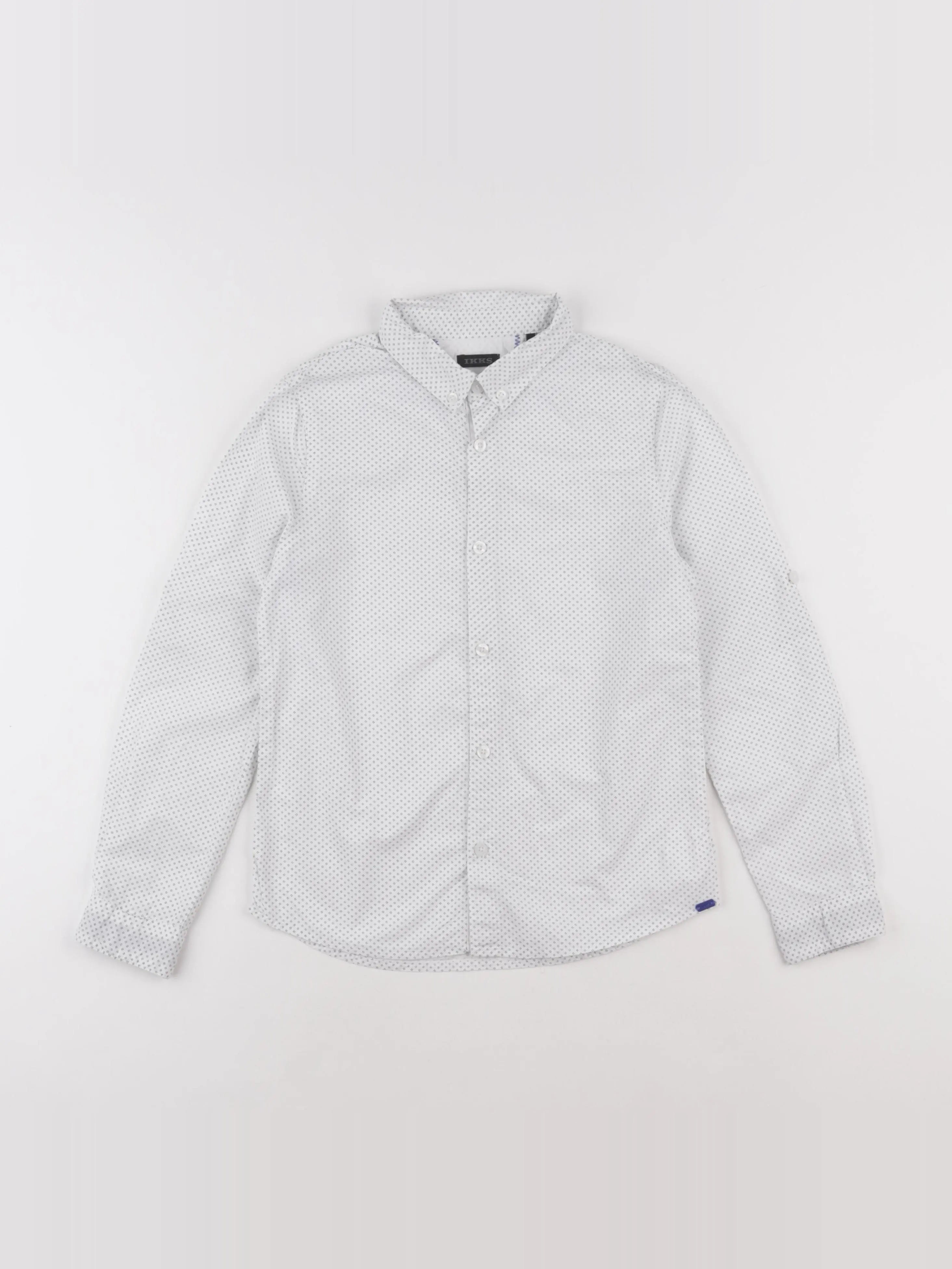 IKKS - chemise blanc, bleu - 8 ans