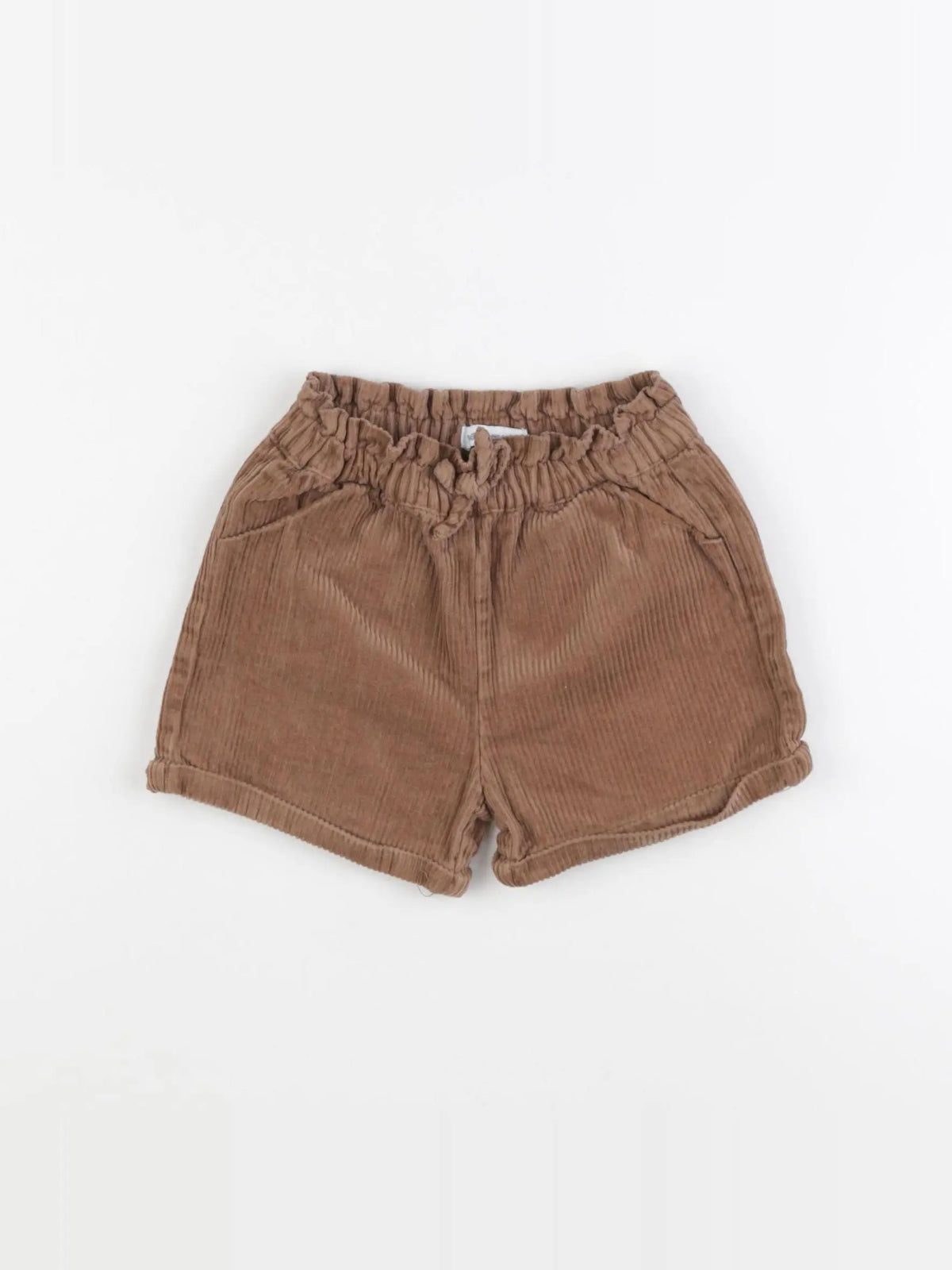 Vertbaudet - short marron - 2 ans