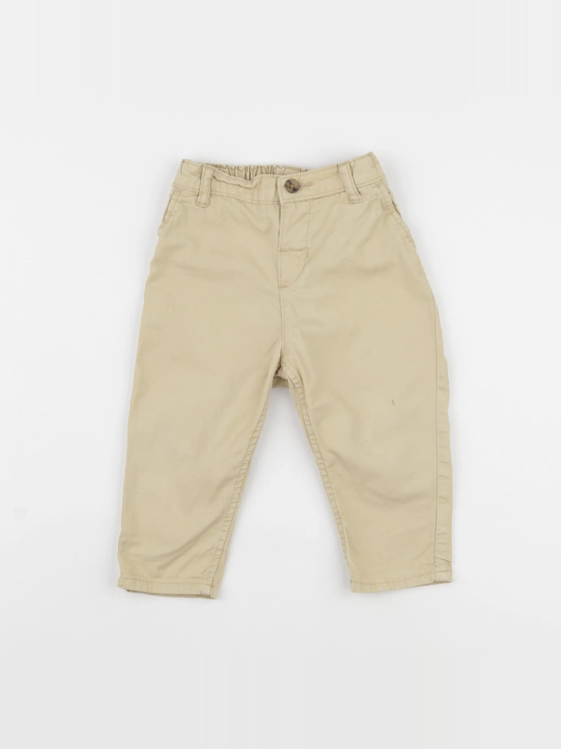 H&M - pantalon beige - 9/12 mois