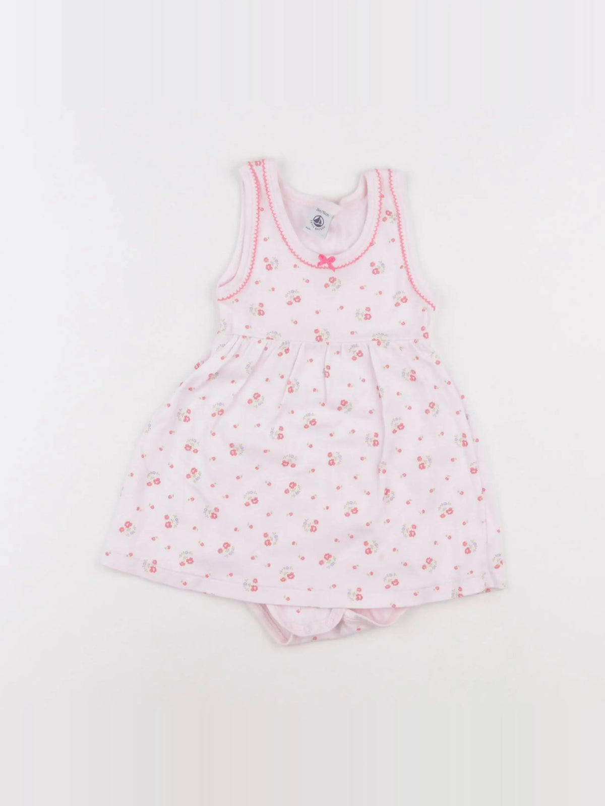 Petit Bateau - body robe rose - 36 mois