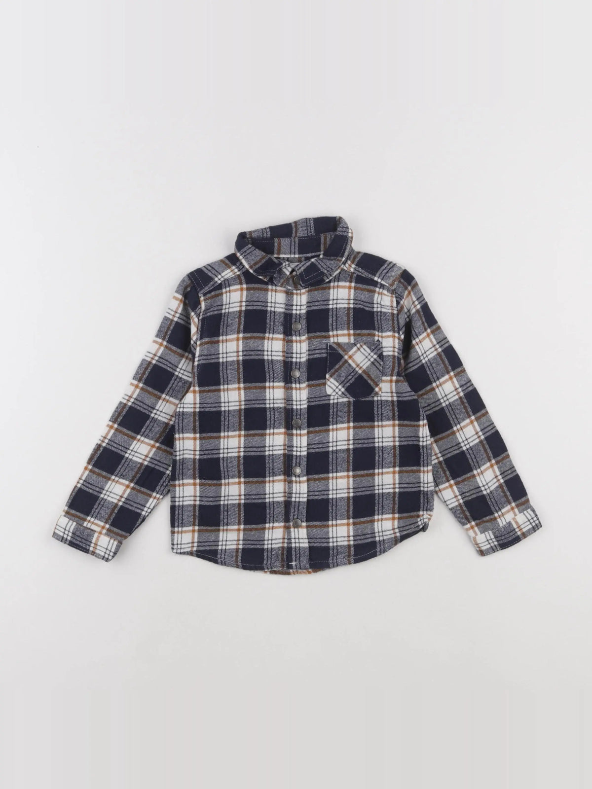 Vertbaudet - chemise bleu - 24 mois