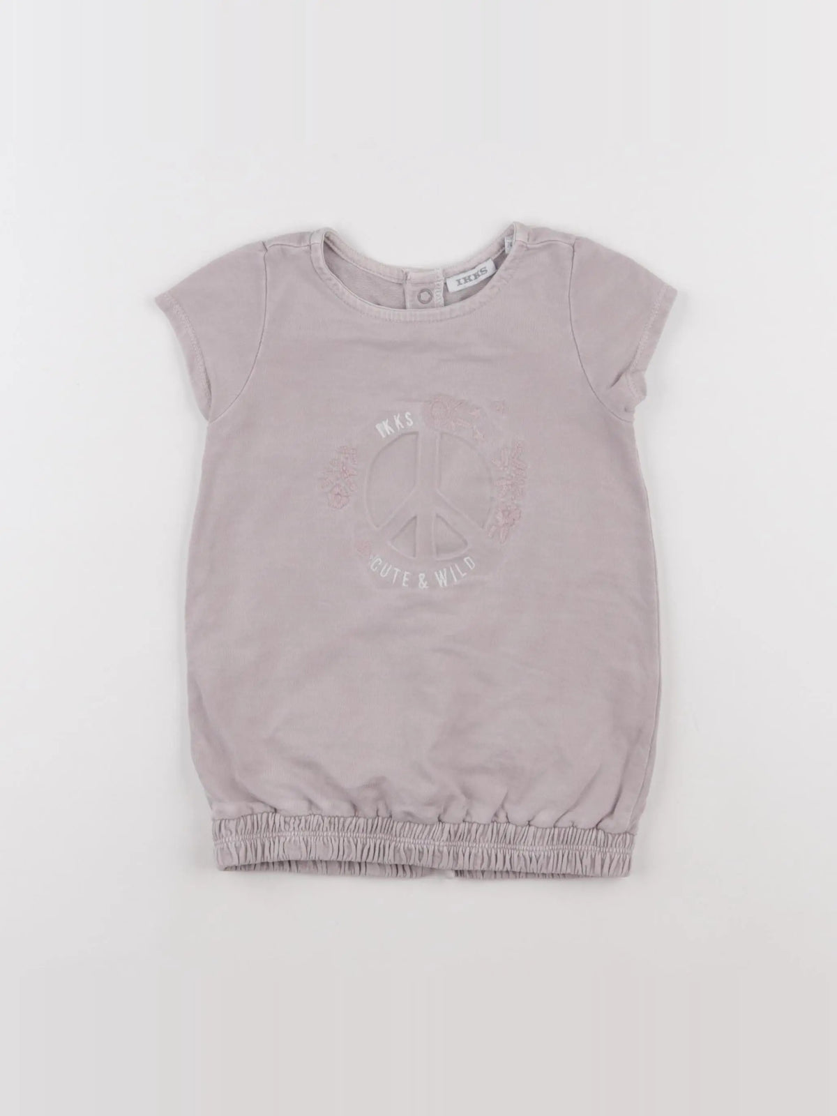 IKKS - robe violet - 12 mois