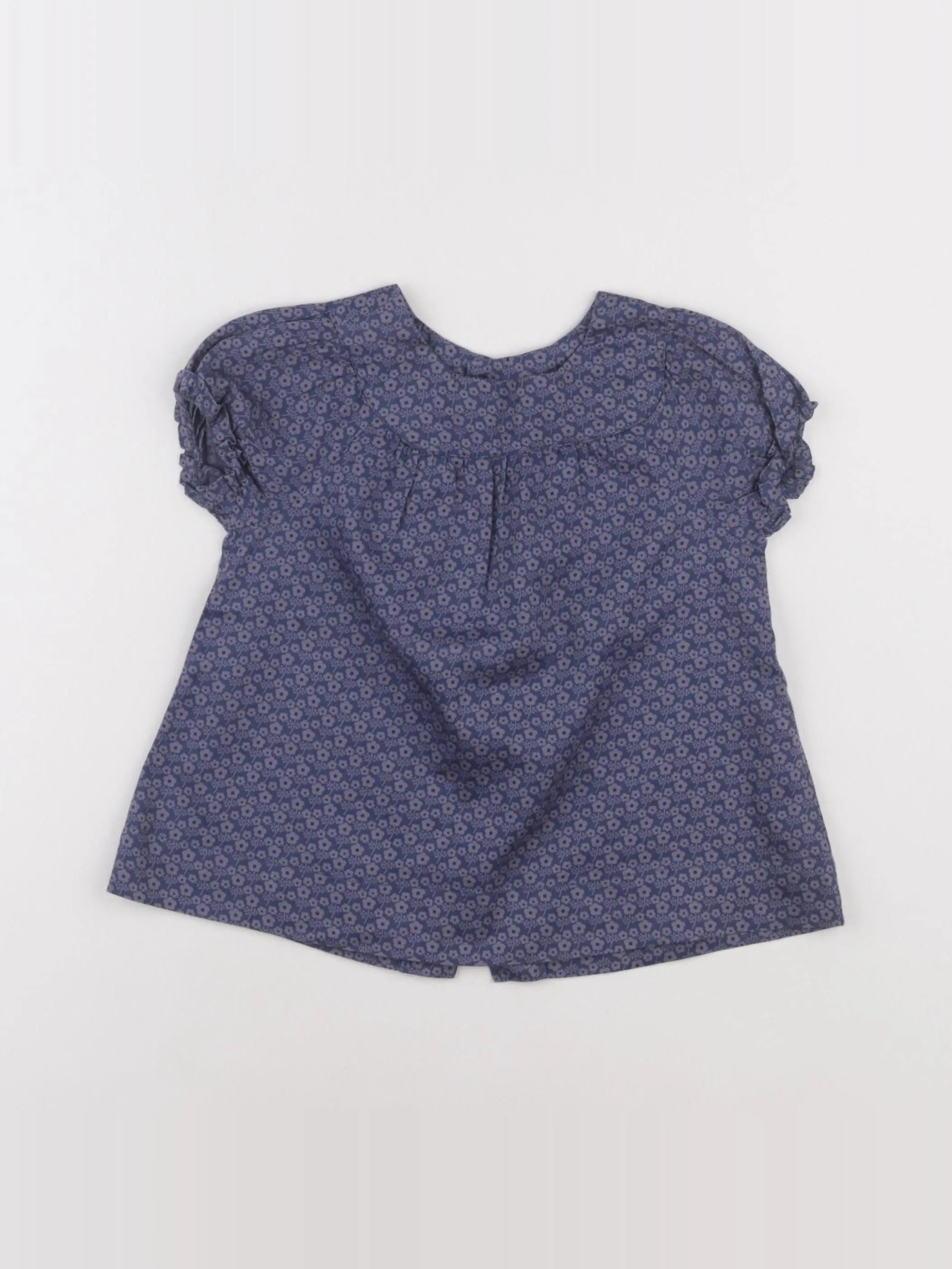 Boutchou - blouse bleu - 24 mois