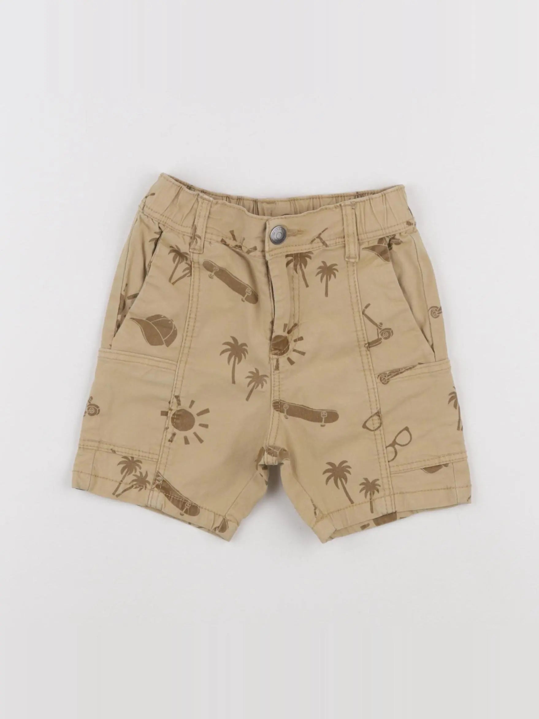 Tape à l'oeil - short marron - 2 ans