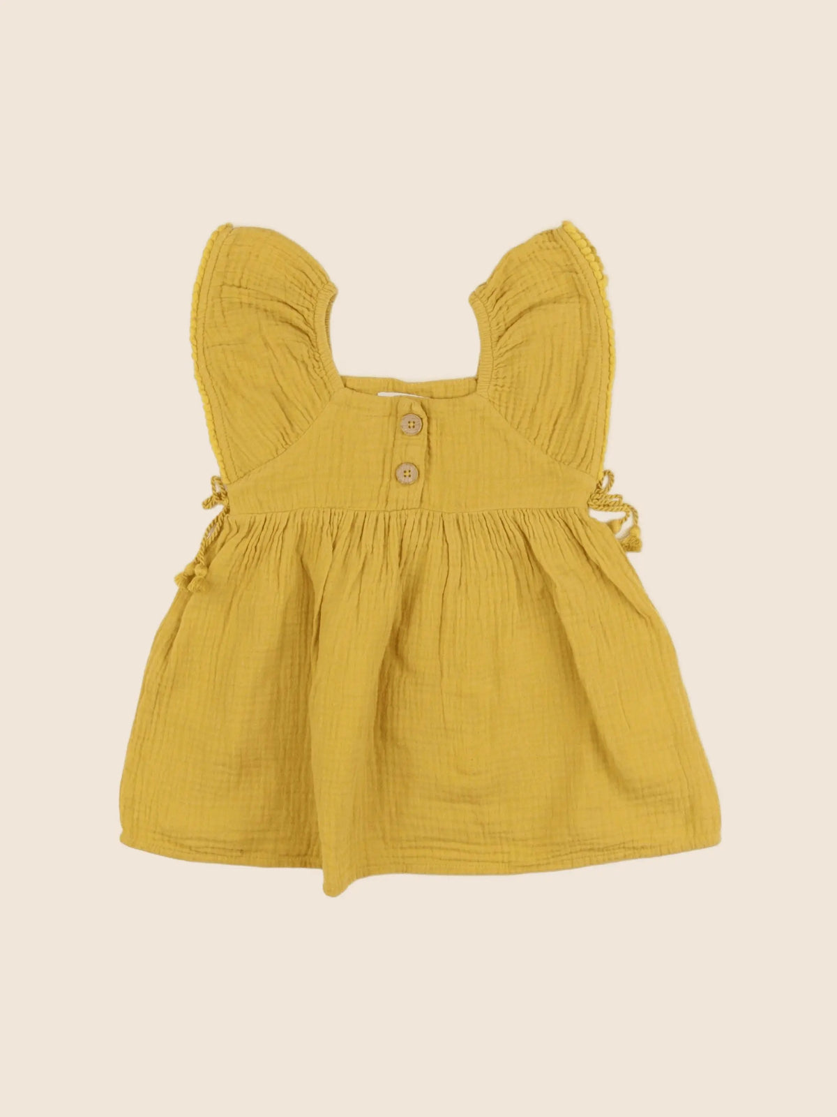 Vertbaudet - robe jaune - 2 ans
