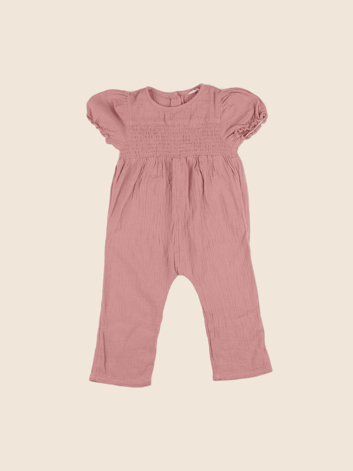 Vertbaudet - combinaison rose - 36 mois