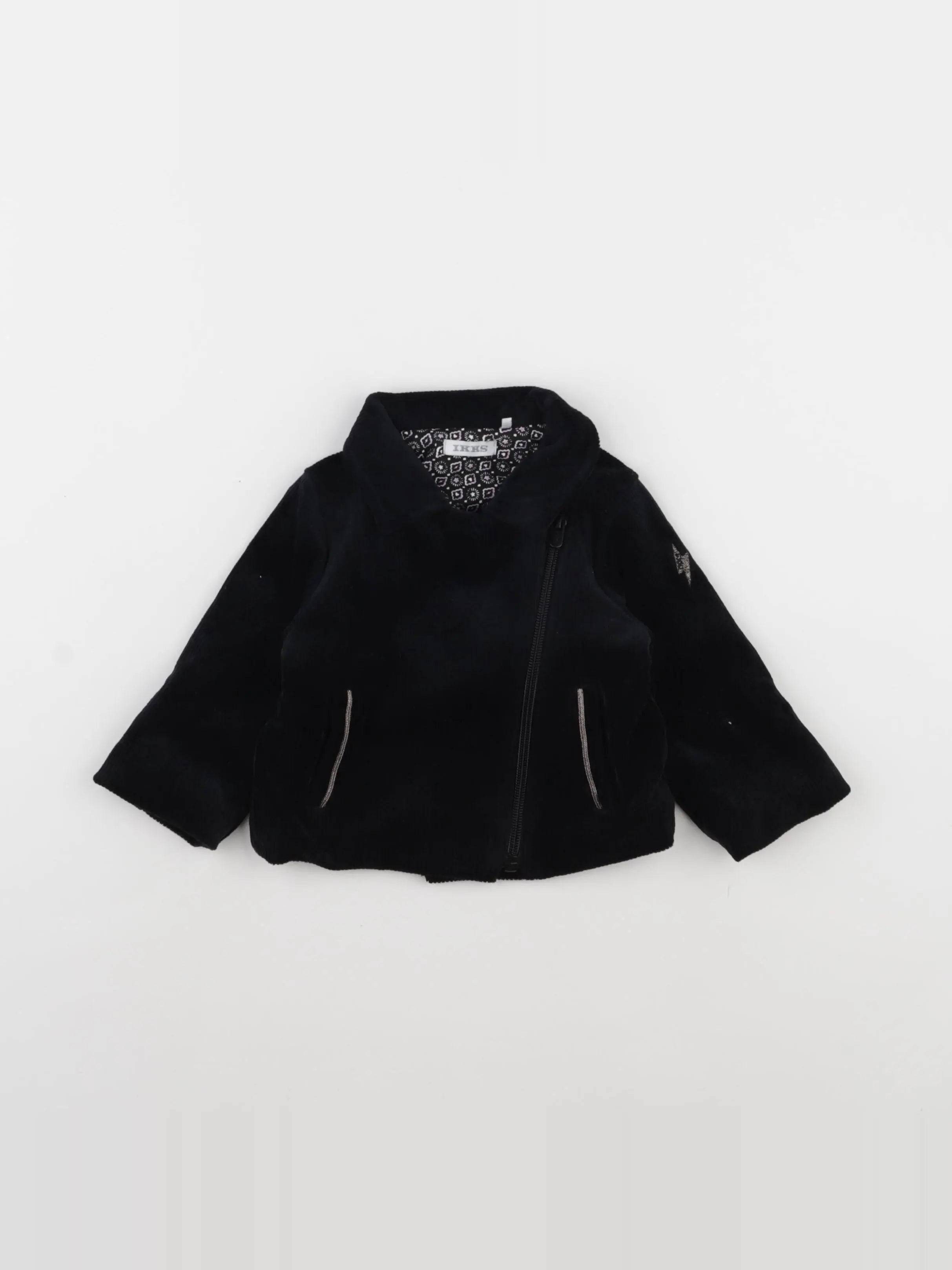 IKKS - veste noir - 12 mois