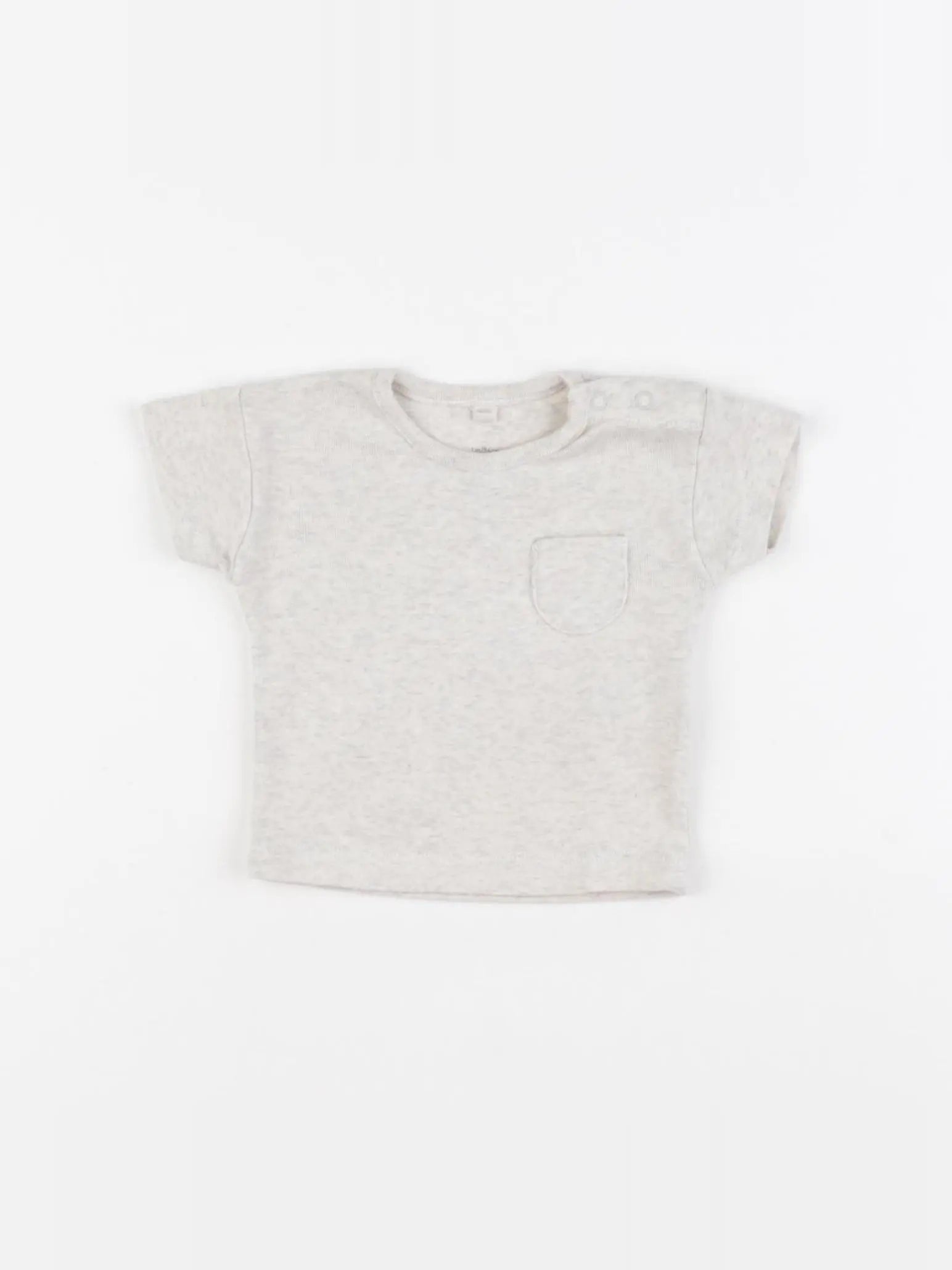 Petit Bateau - tee-shirt beige - 1 mois