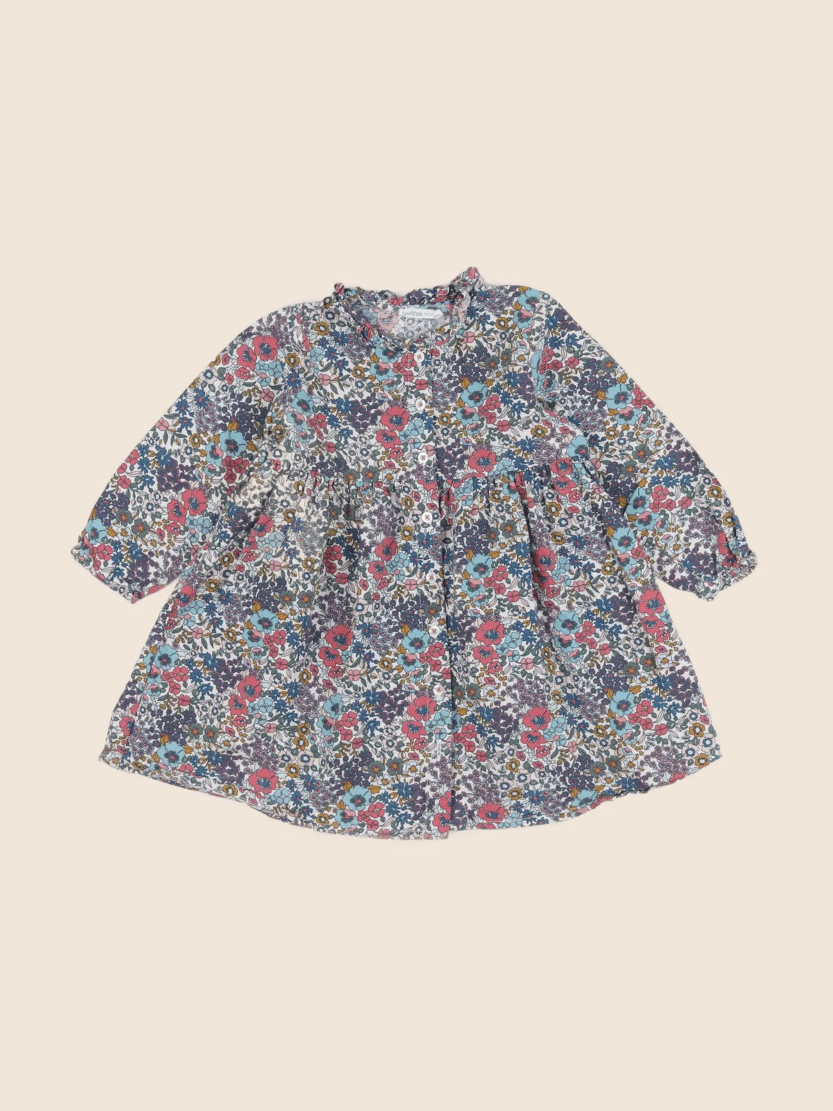 Boutchou - robe multicolore - 24 mois