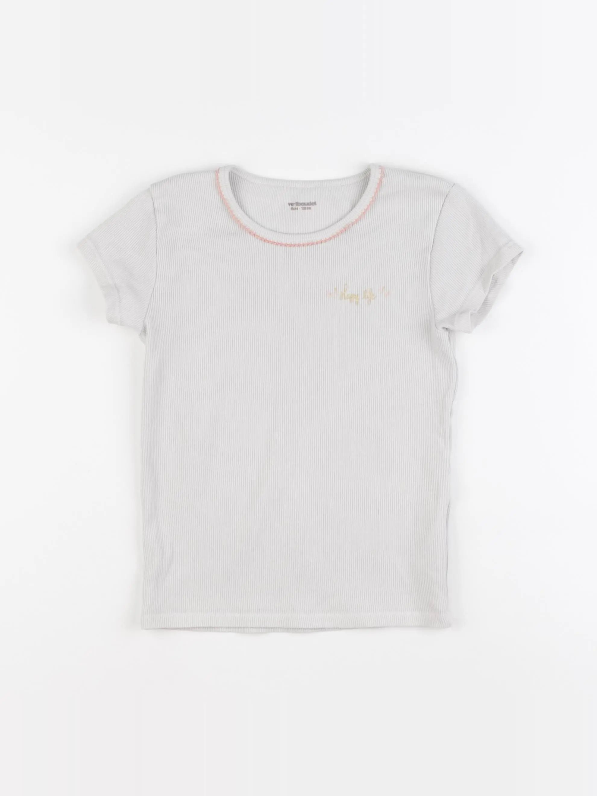 Vertbaudet - maillot de corps rose - 8 ans