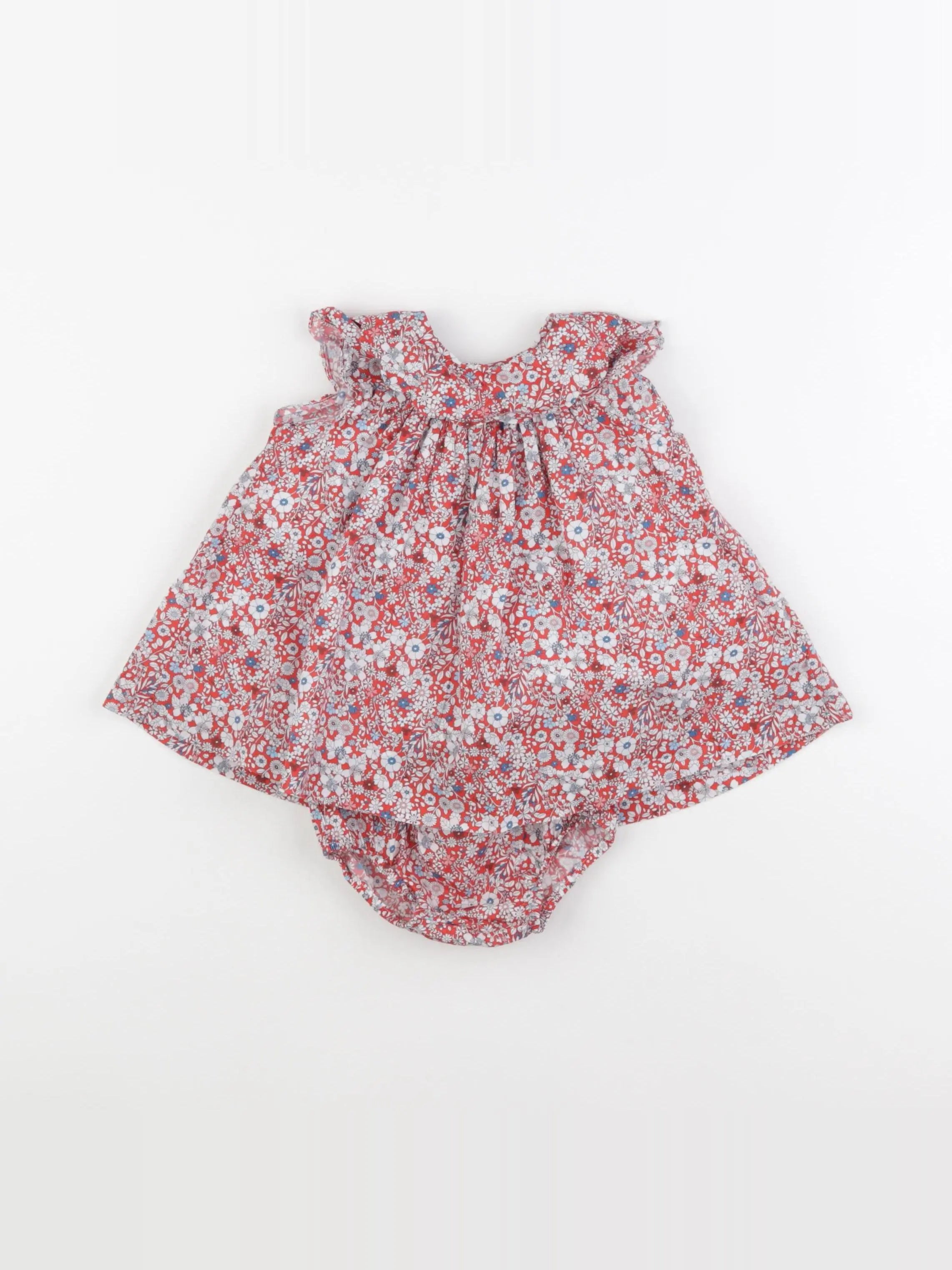 Jacadi - robe rouge - 6 mois