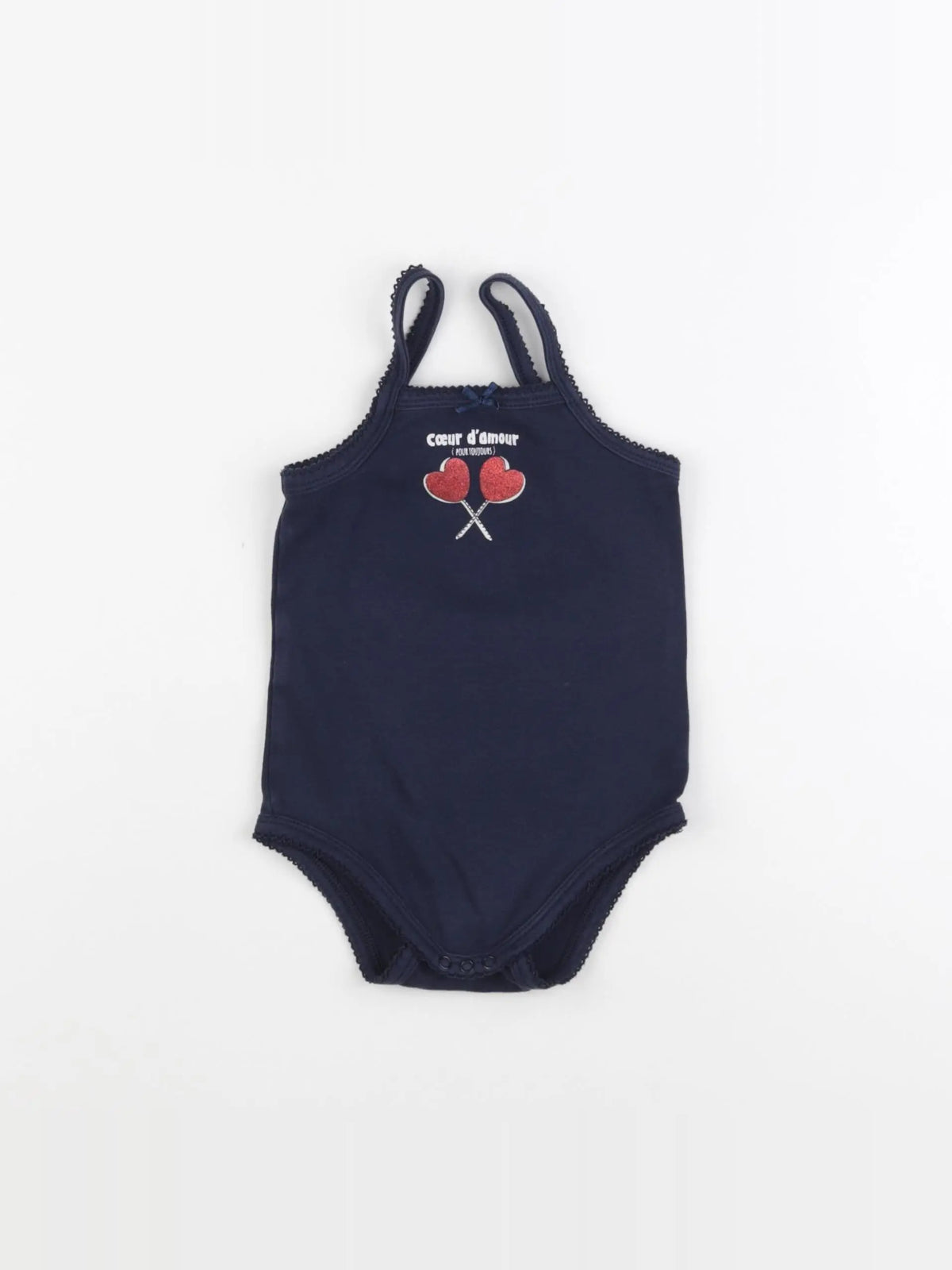 Vertbaudet - body bleu - 24 mois