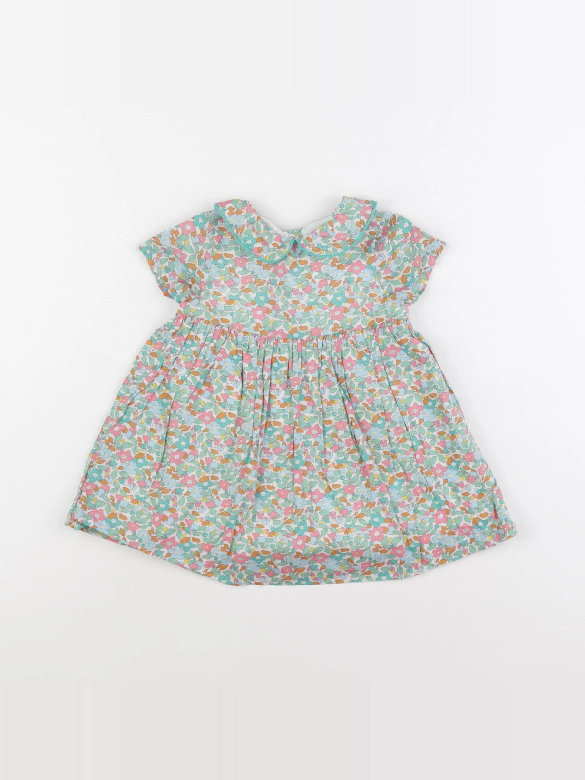 Jacadi - robe liberty multicolore - 12 mois