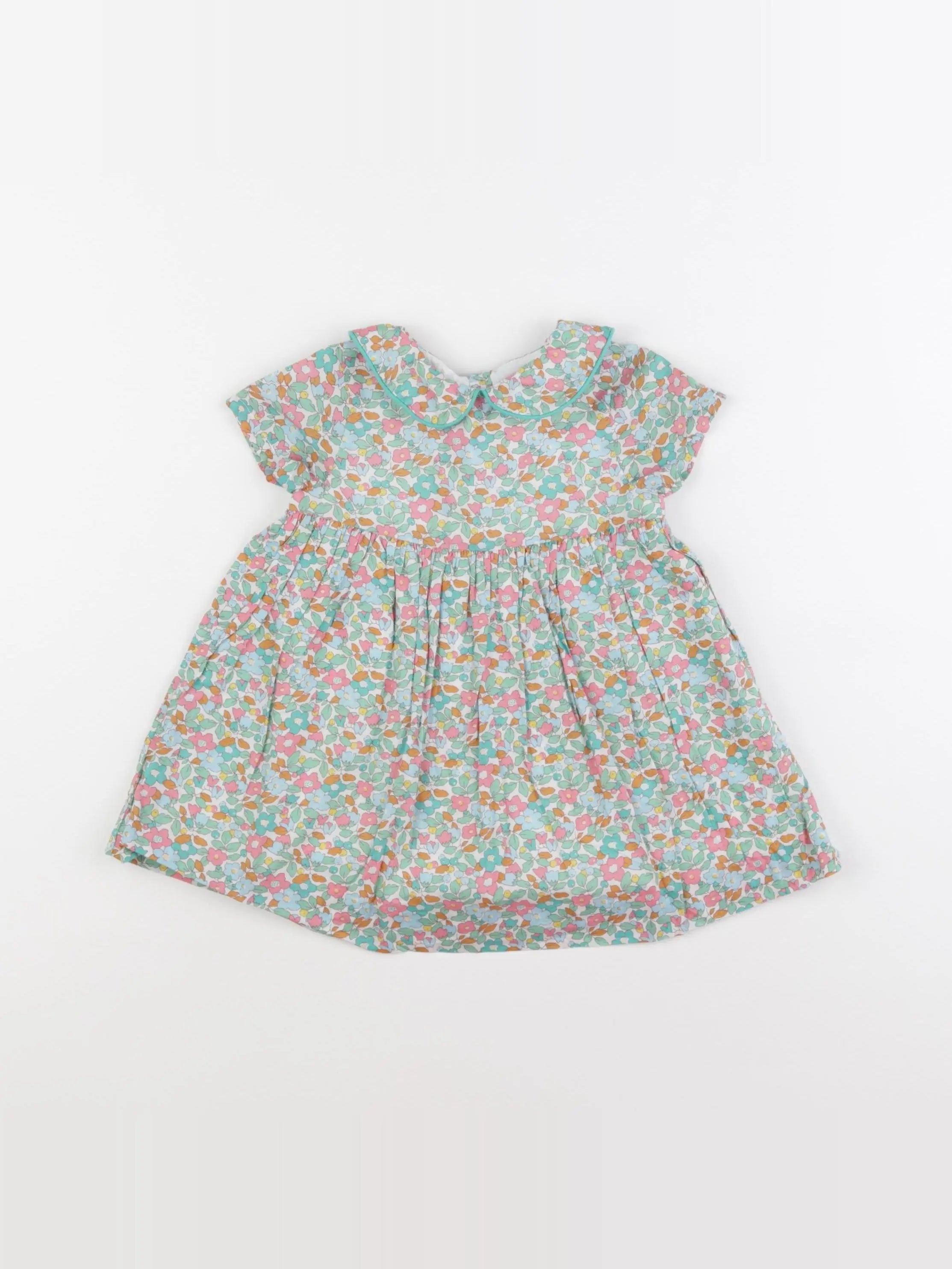 Jacadi - robe liberty multicolore - 12 mois