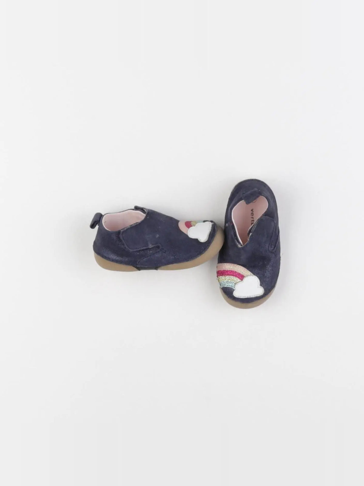 Vertbaudet - chaussons bleu - pointure 19