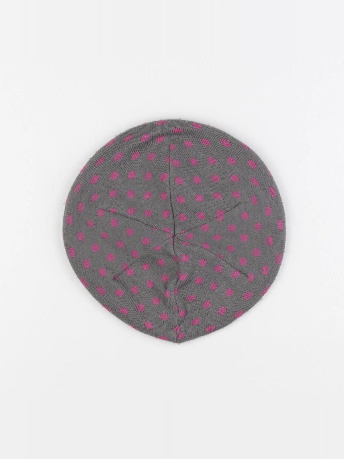 Vertbaudet - bonnet gris, rose - 24/36 mois