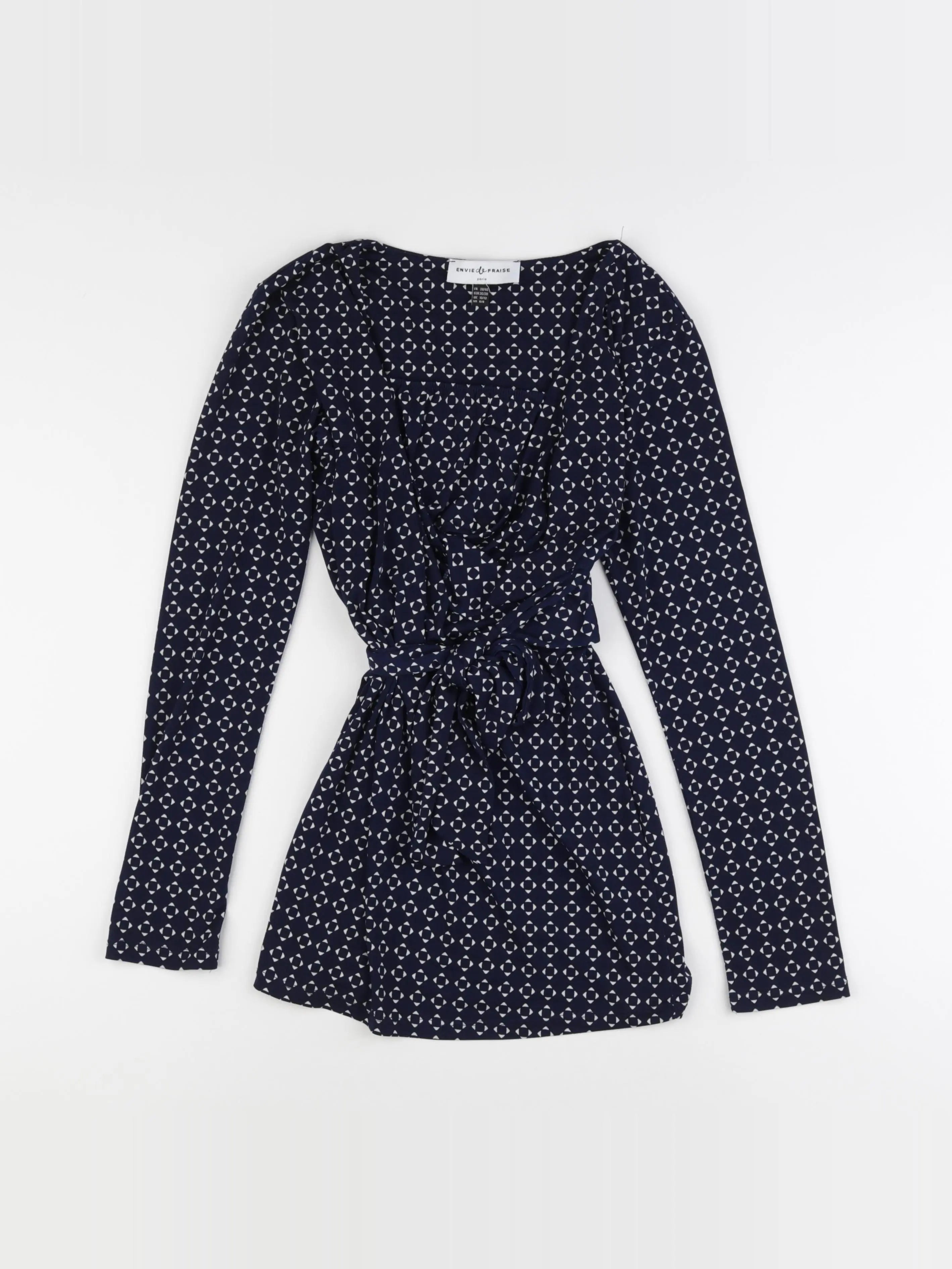 Envie de fraise - tee-shirt grossesse bleu - 38 à 40