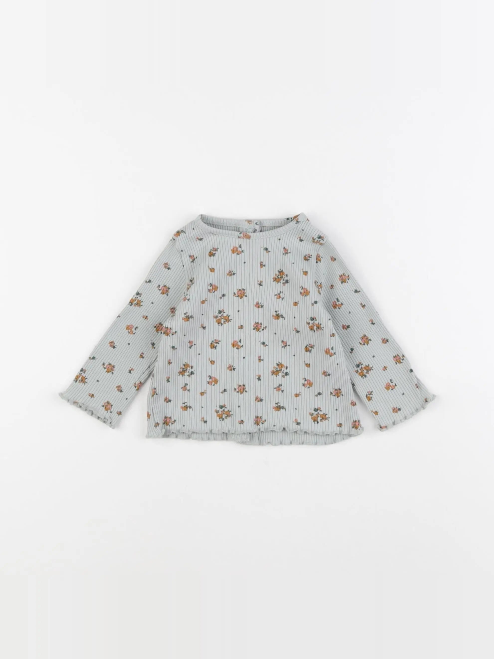 Vertbaudet - tee-shirt vert - 6 mois