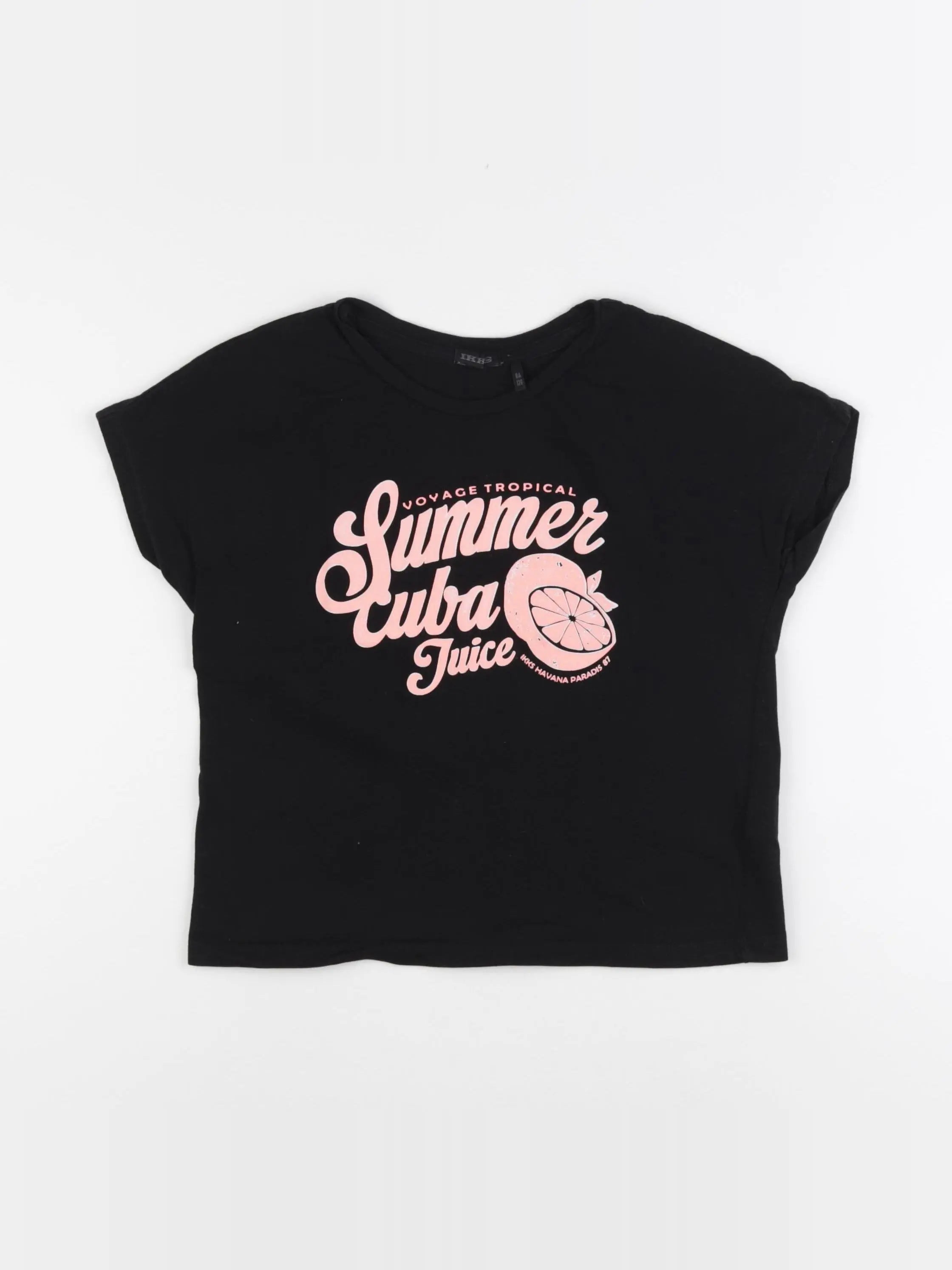 IKKS - tee-shirt noir - 8 ans