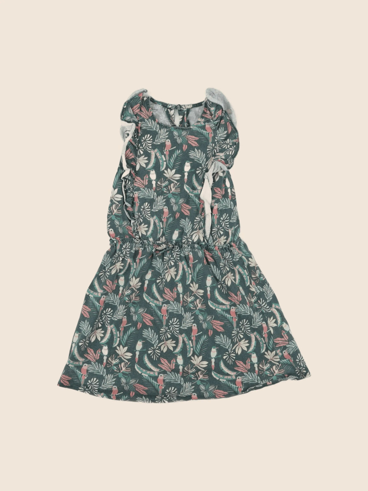 Vertbaudet - robe multicolore - 8 ans