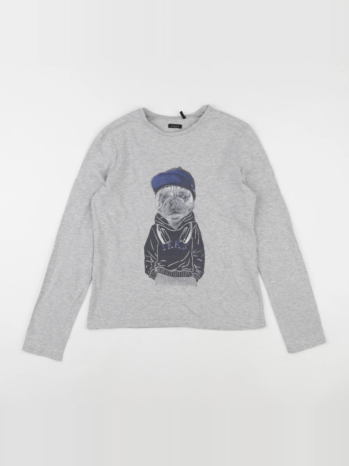 IKKS - tee-shirt gris - 12 ans