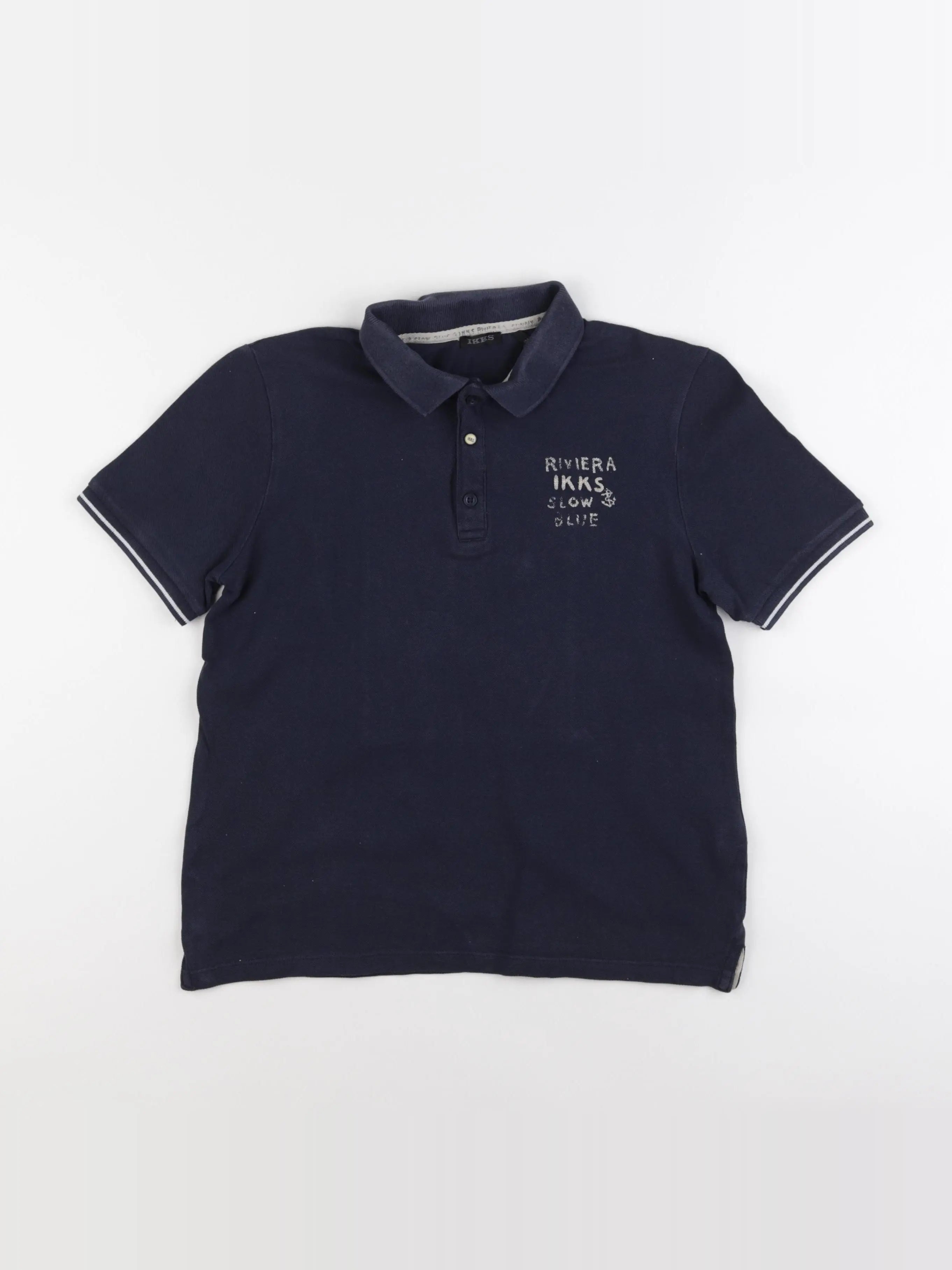 IKKS - polo bleu - 12 ans