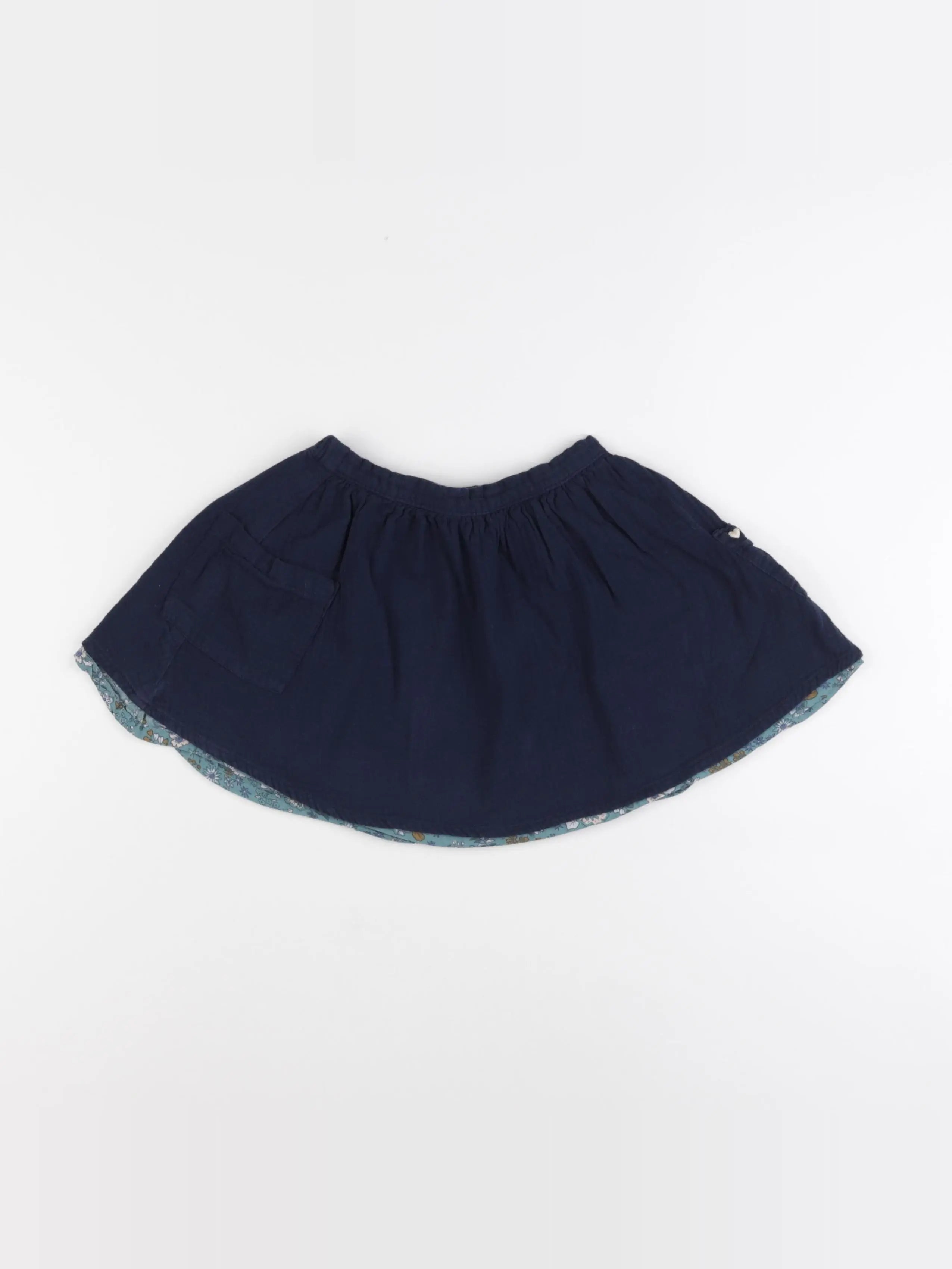 Vertbaudet - jupe bleu - 5 ans