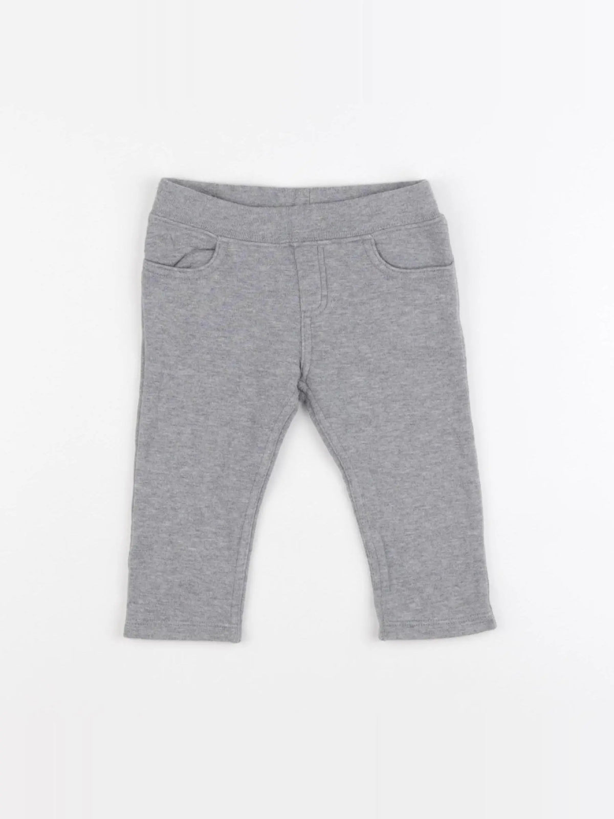 Petit Bateau - pantalon gris - 6 mois
