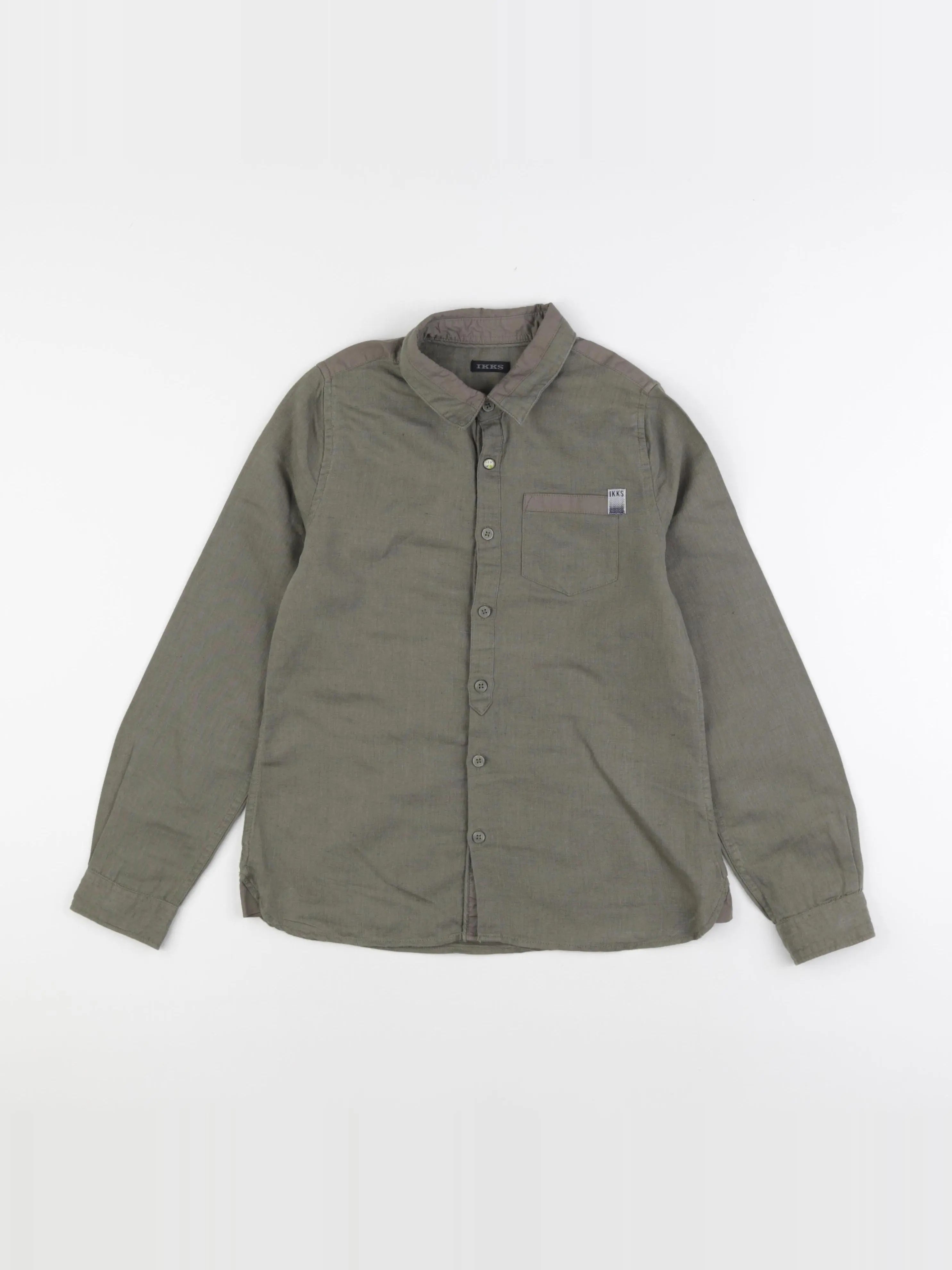 IKKS - chemise vert - 10 ans
