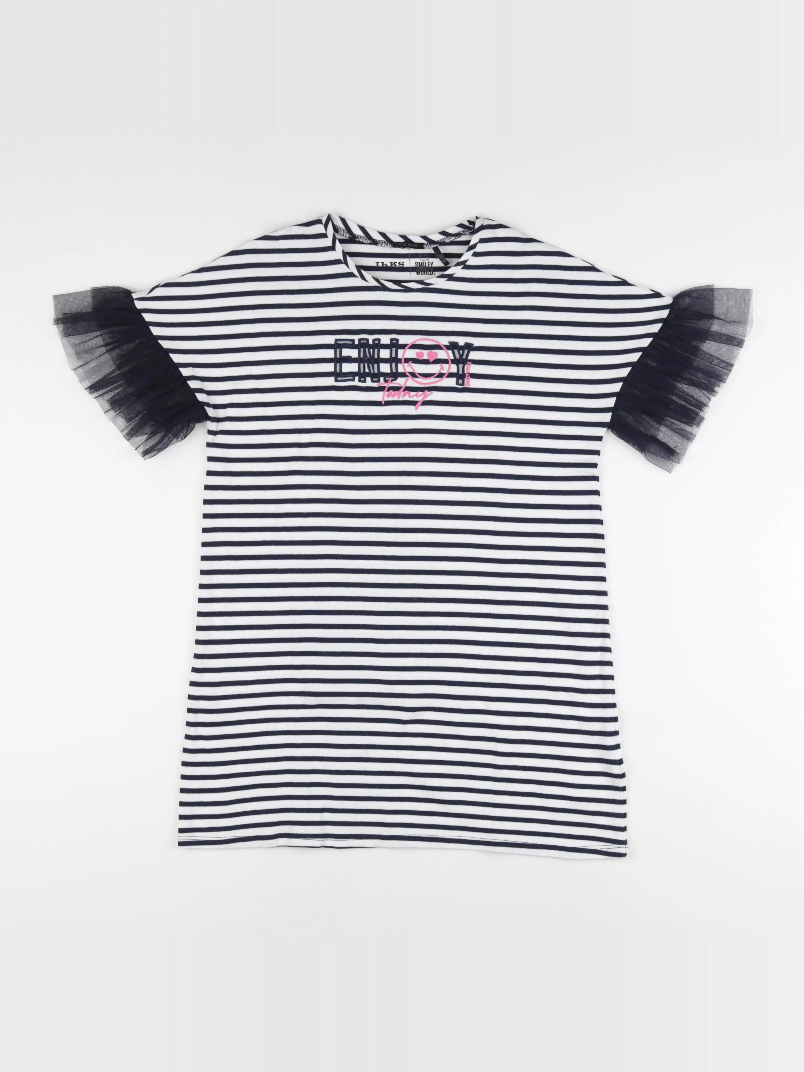 IKKS - robe bleu - 10 ans